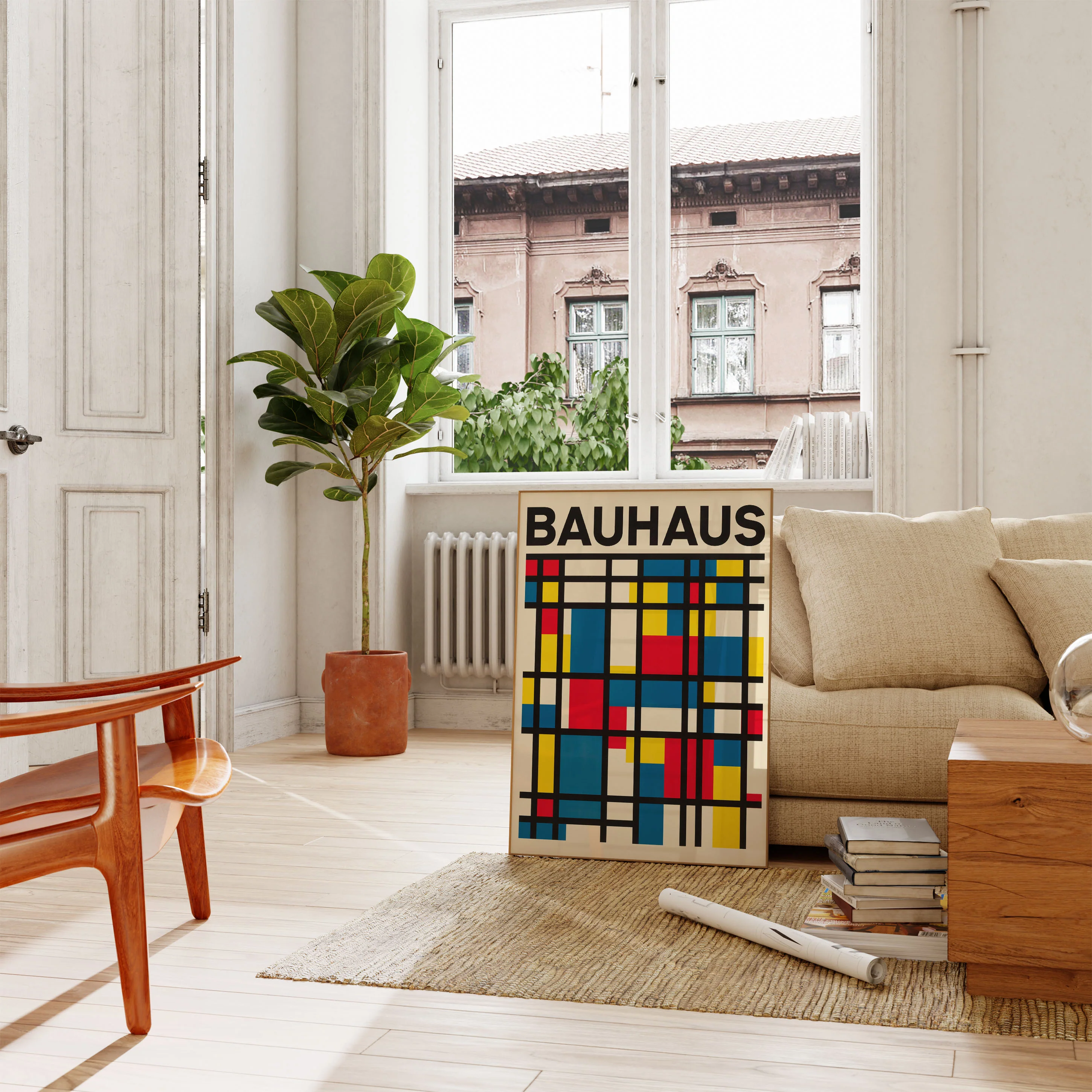 Bauhaus Modern Geometric Poster - Image 2
