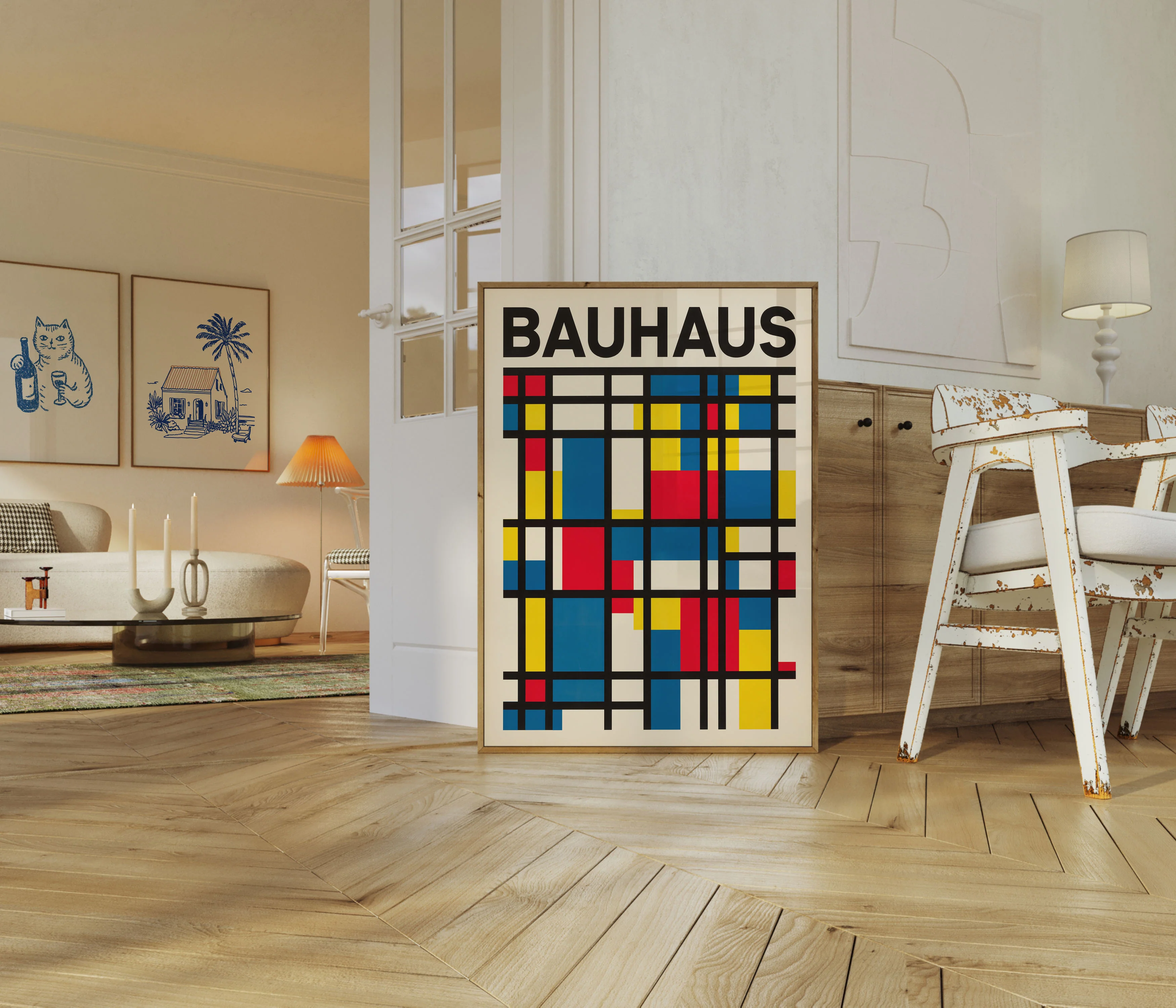 Bauhaus Modern Geometric Poster - Image 5