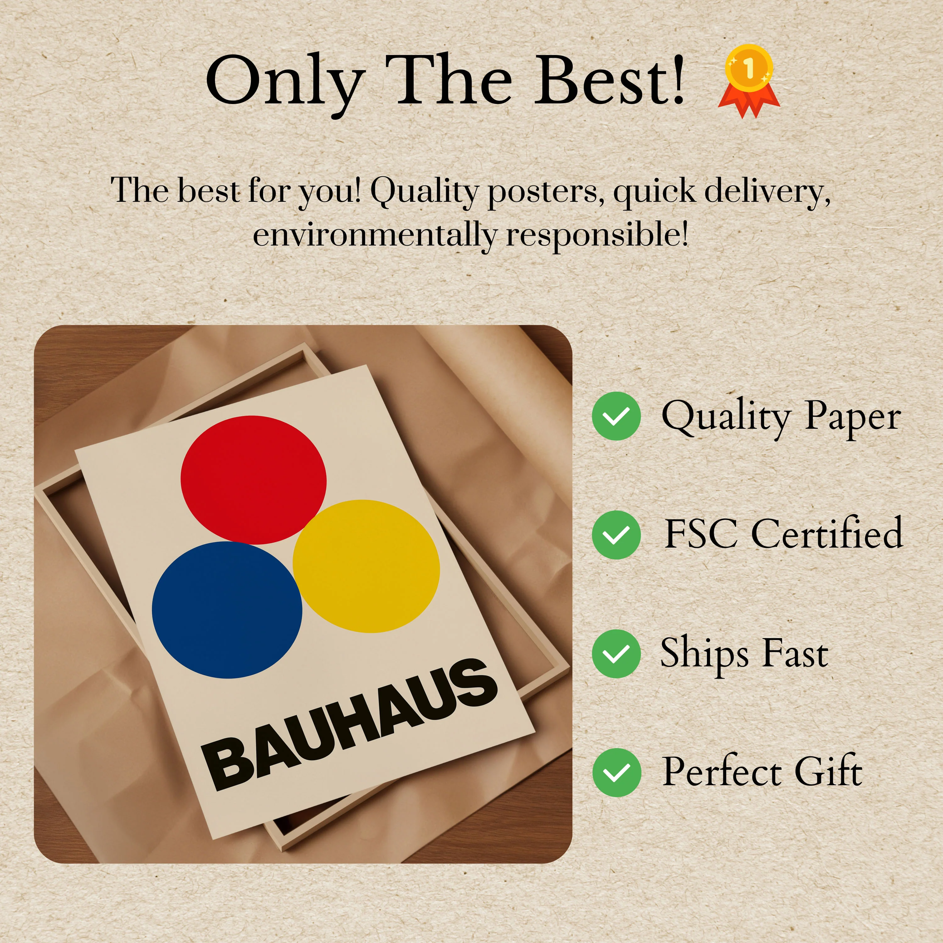 Bauhaus Primary Colors Poster - Image 3