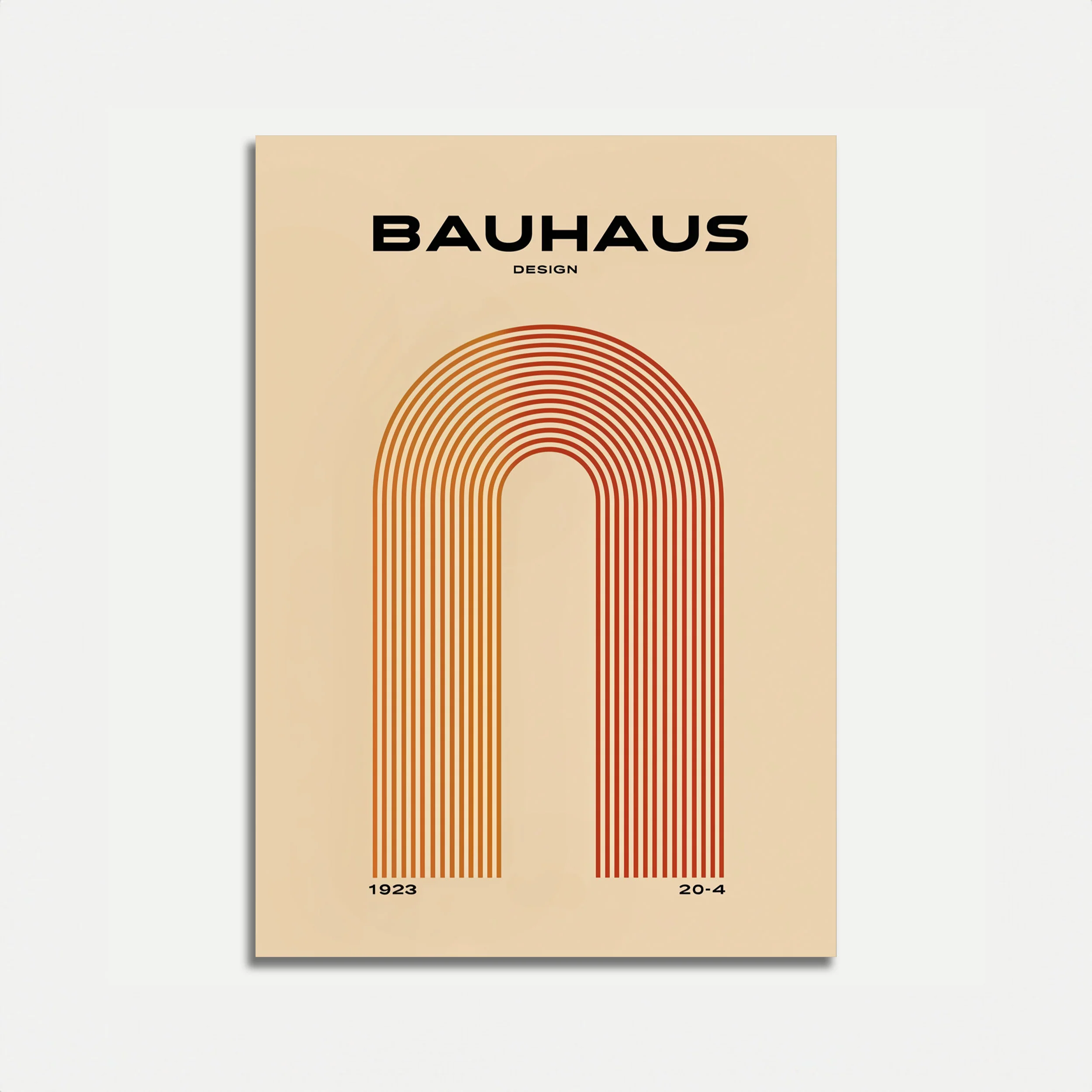 Bauhaus Vintage Design Poster