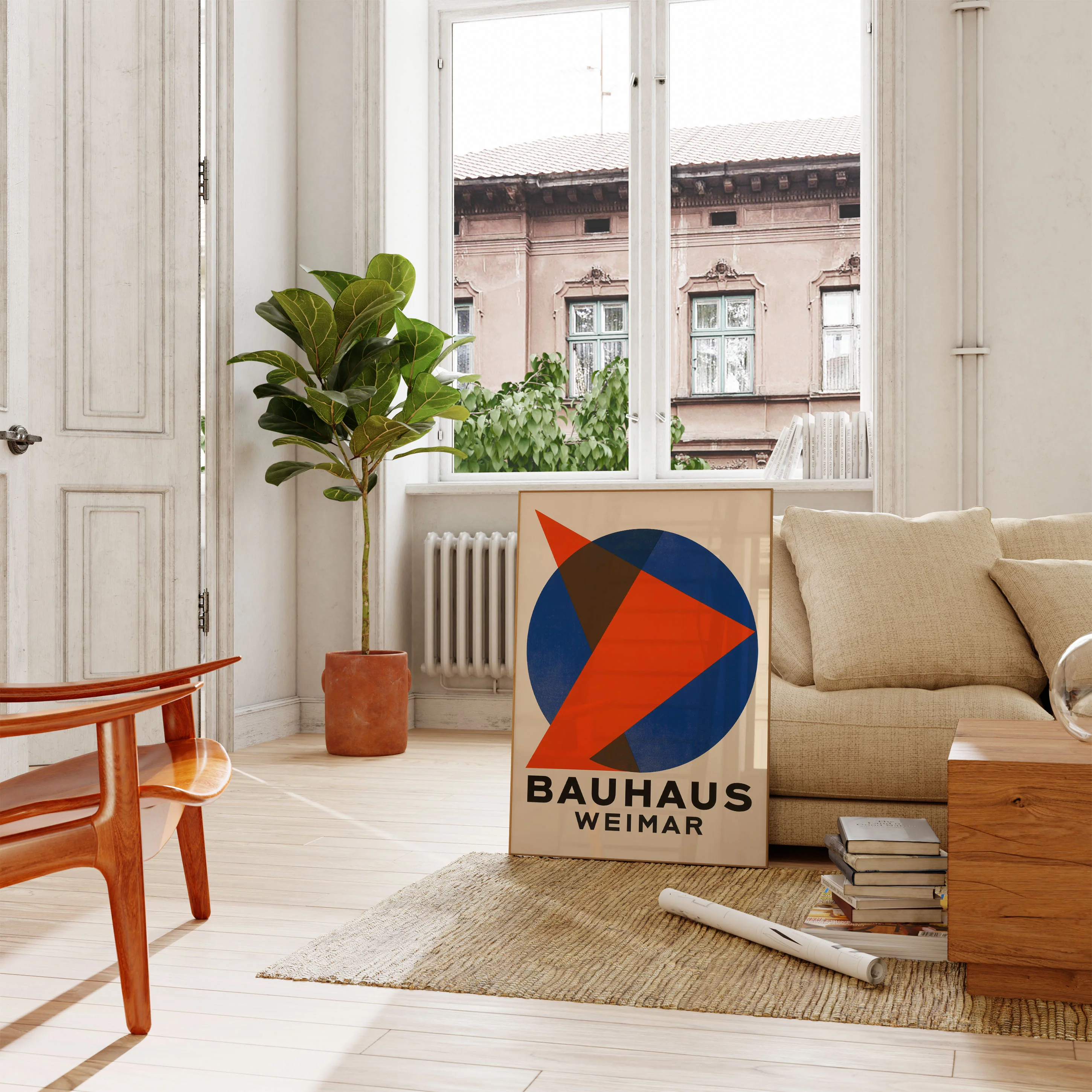 Bauhaus Weimar Geometric Design Poster - Image 2