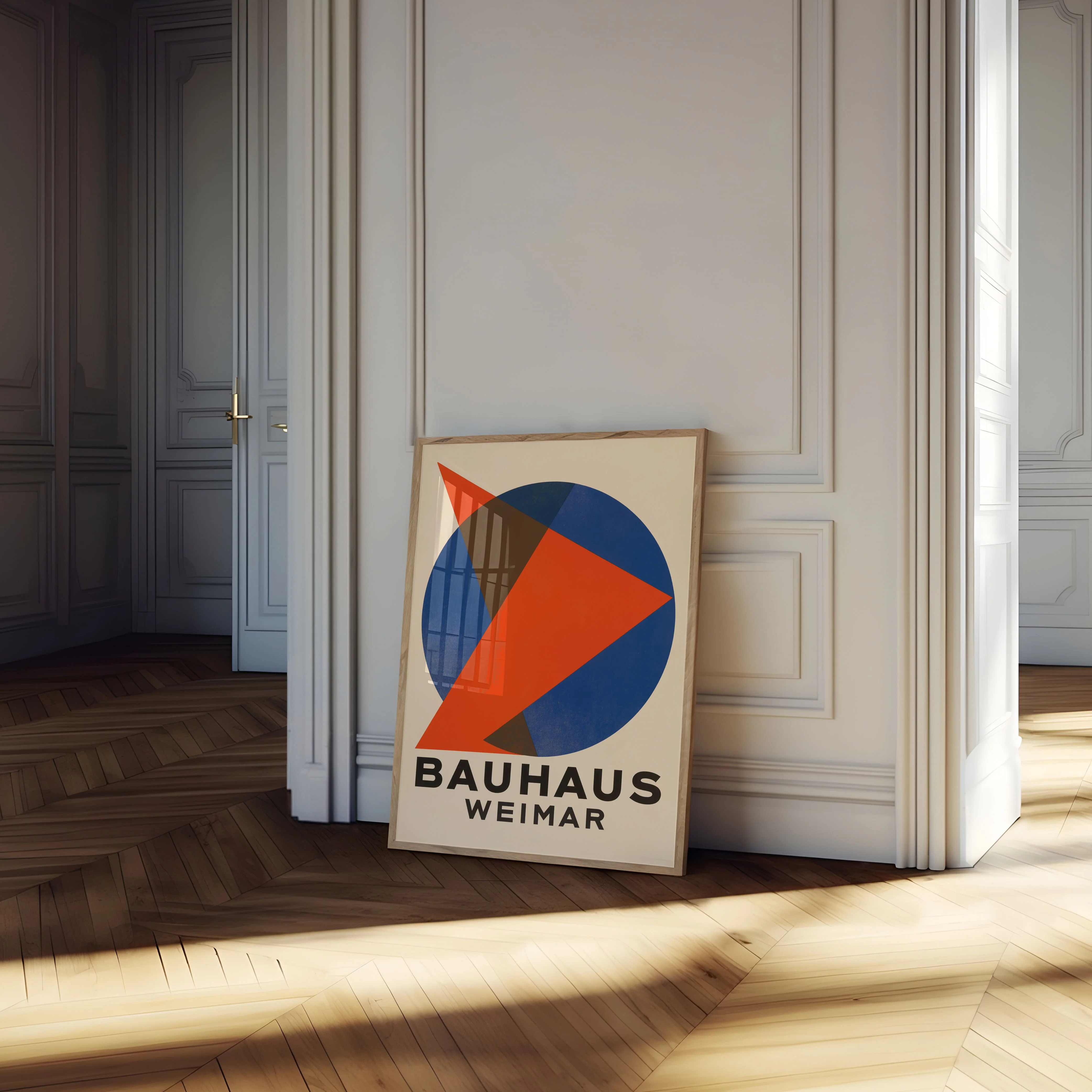 Bauhaus Weimar Geometric Design Poster - Image 4
