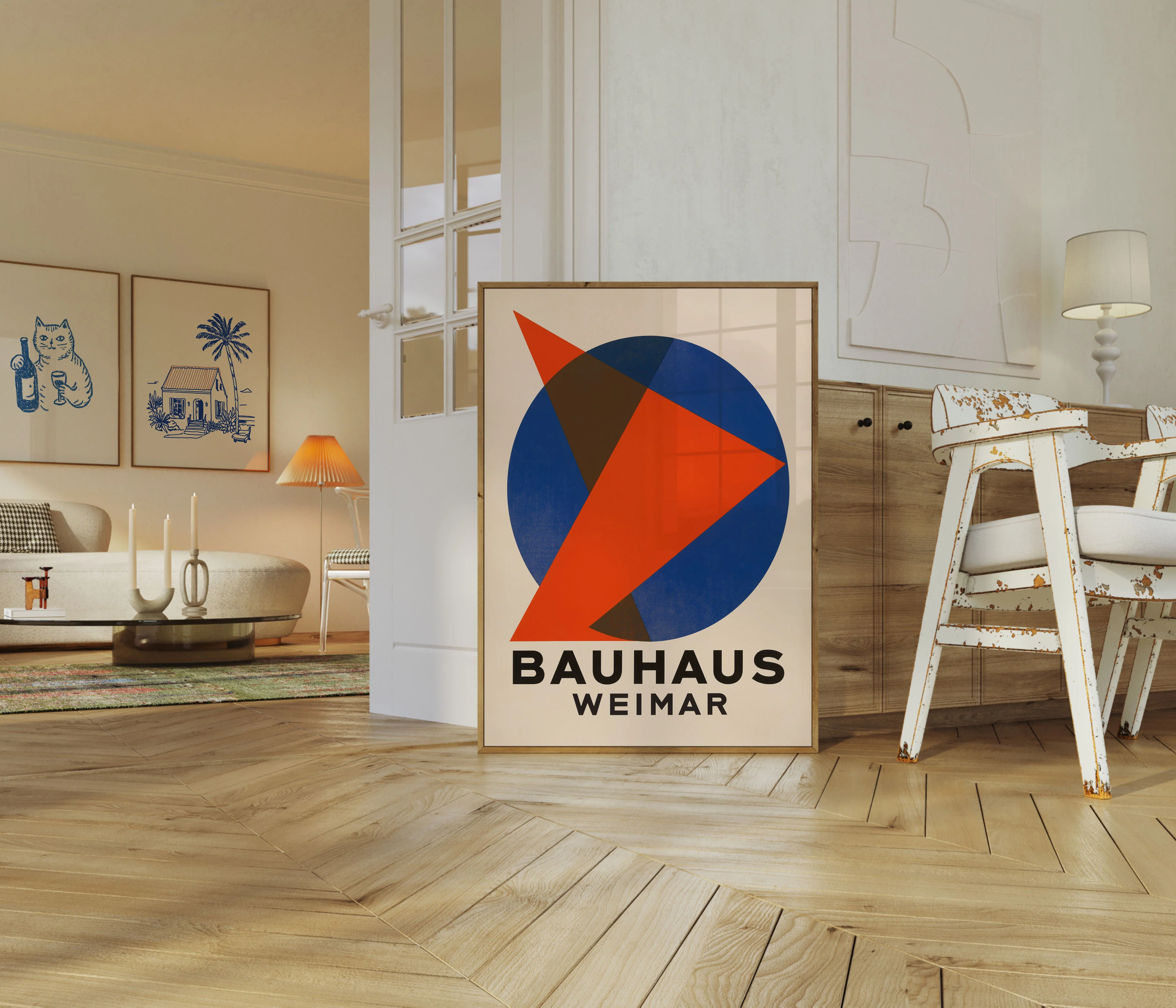 Bauhaus Weimar Geometric Design Poster - Image 5