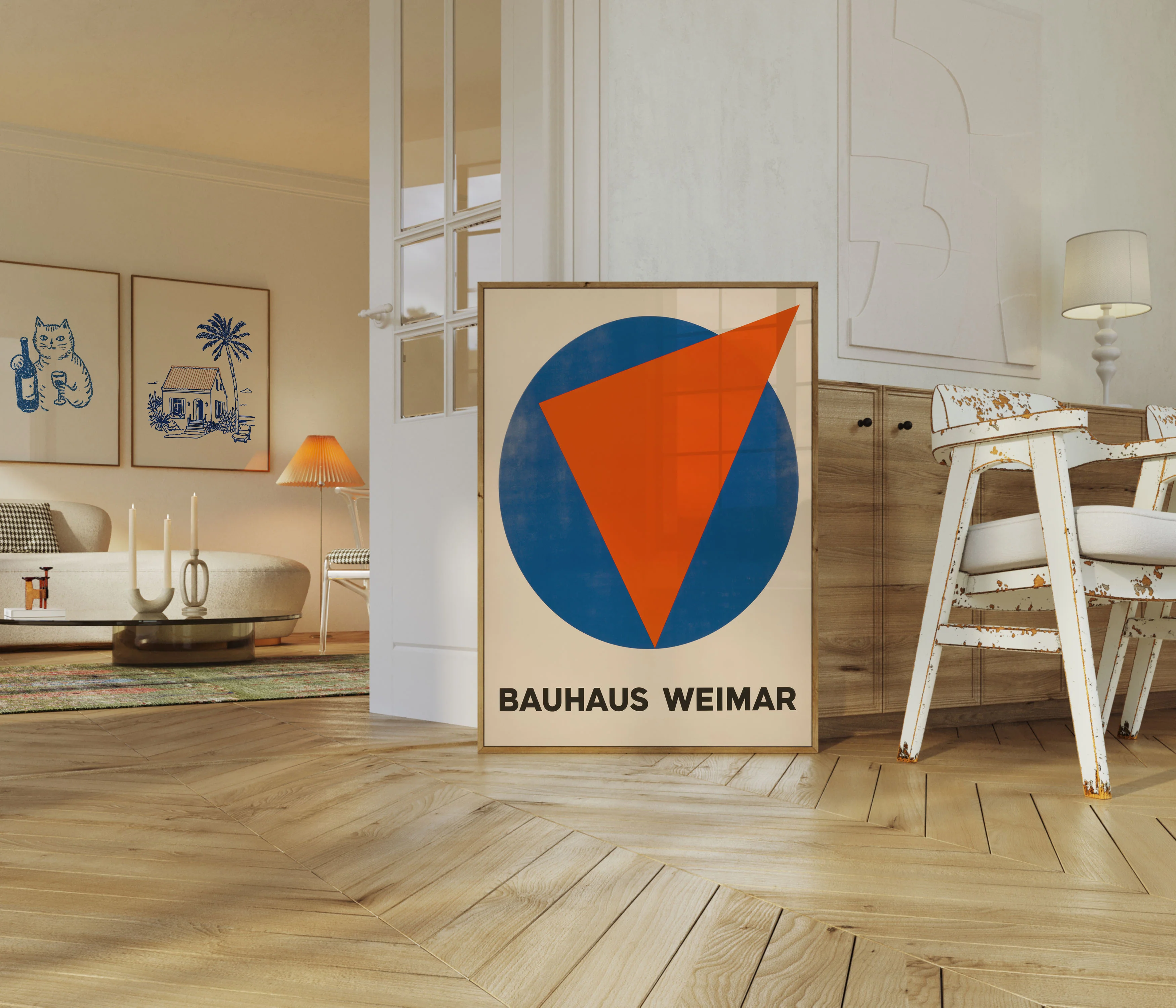 Bauhaus Weimar Geometric Poster - Image 5
