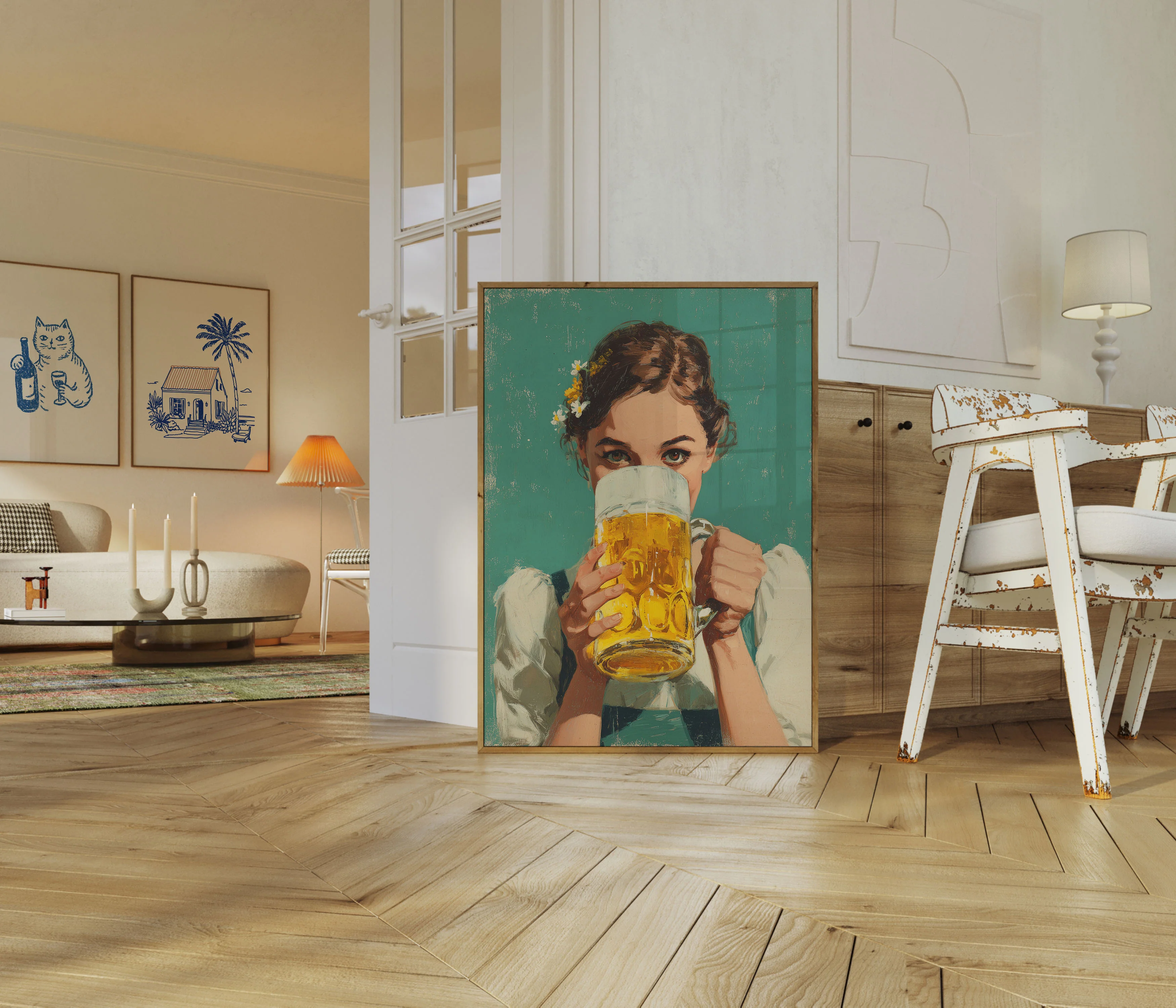 Bavarian Beer Garden Charm Poster - Image 5