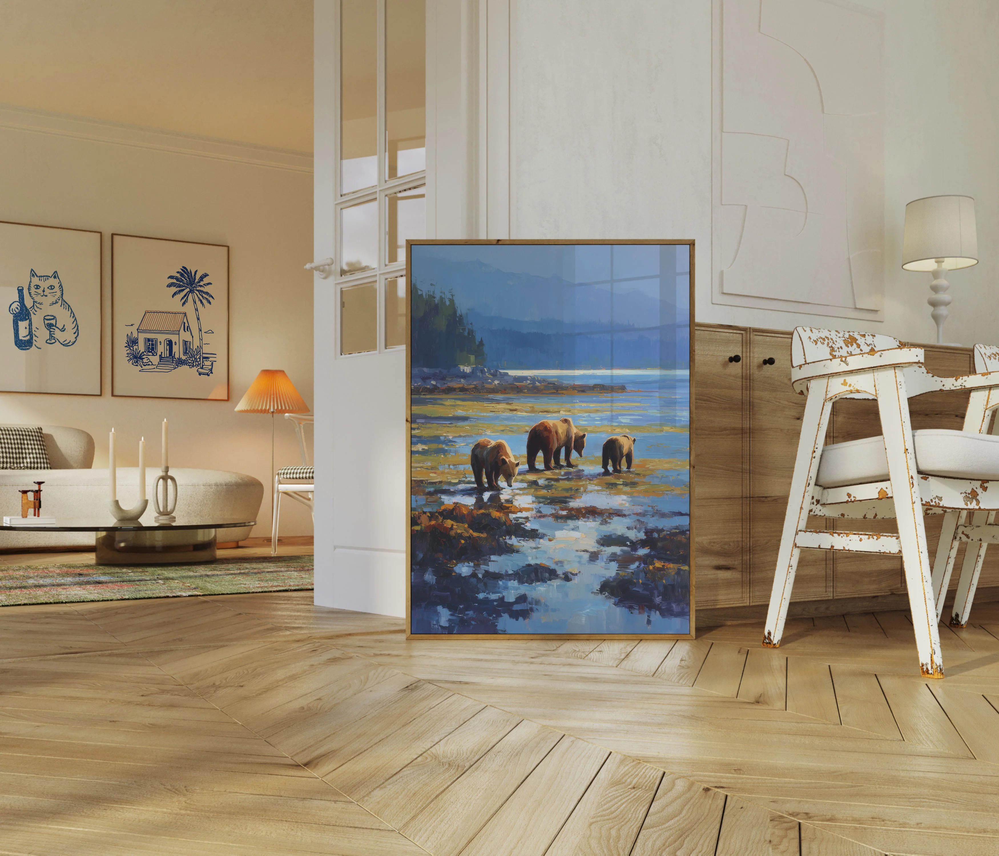 Bears by the Lake Poster - Image 5