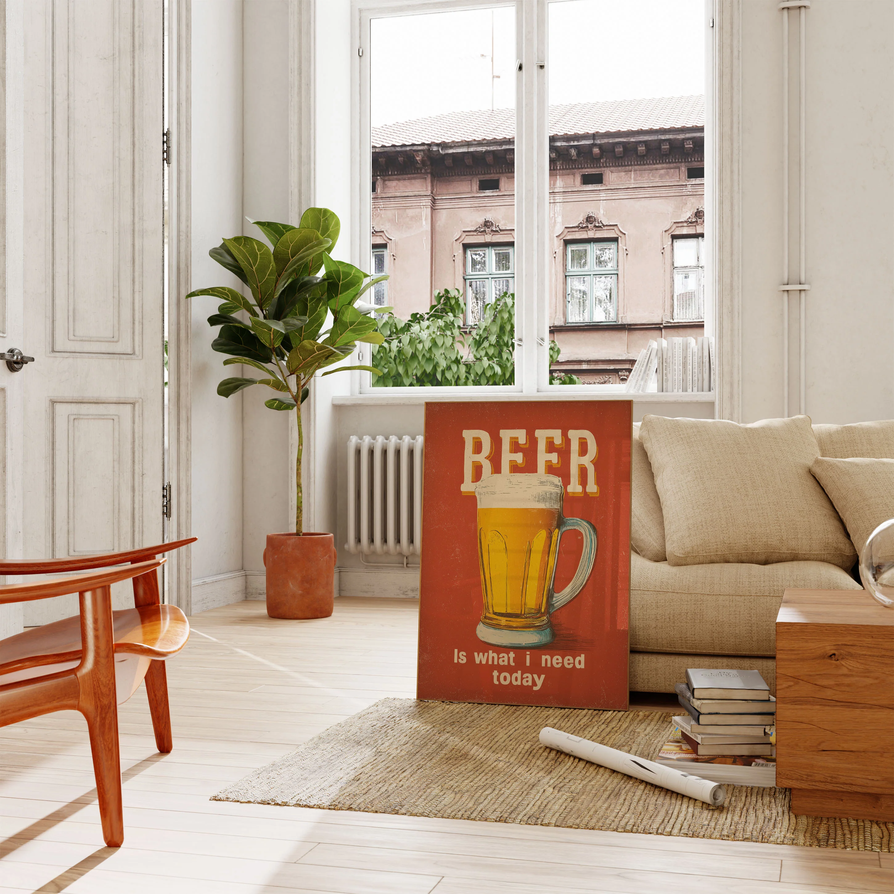 Beer is What I Need Poster - Image 2