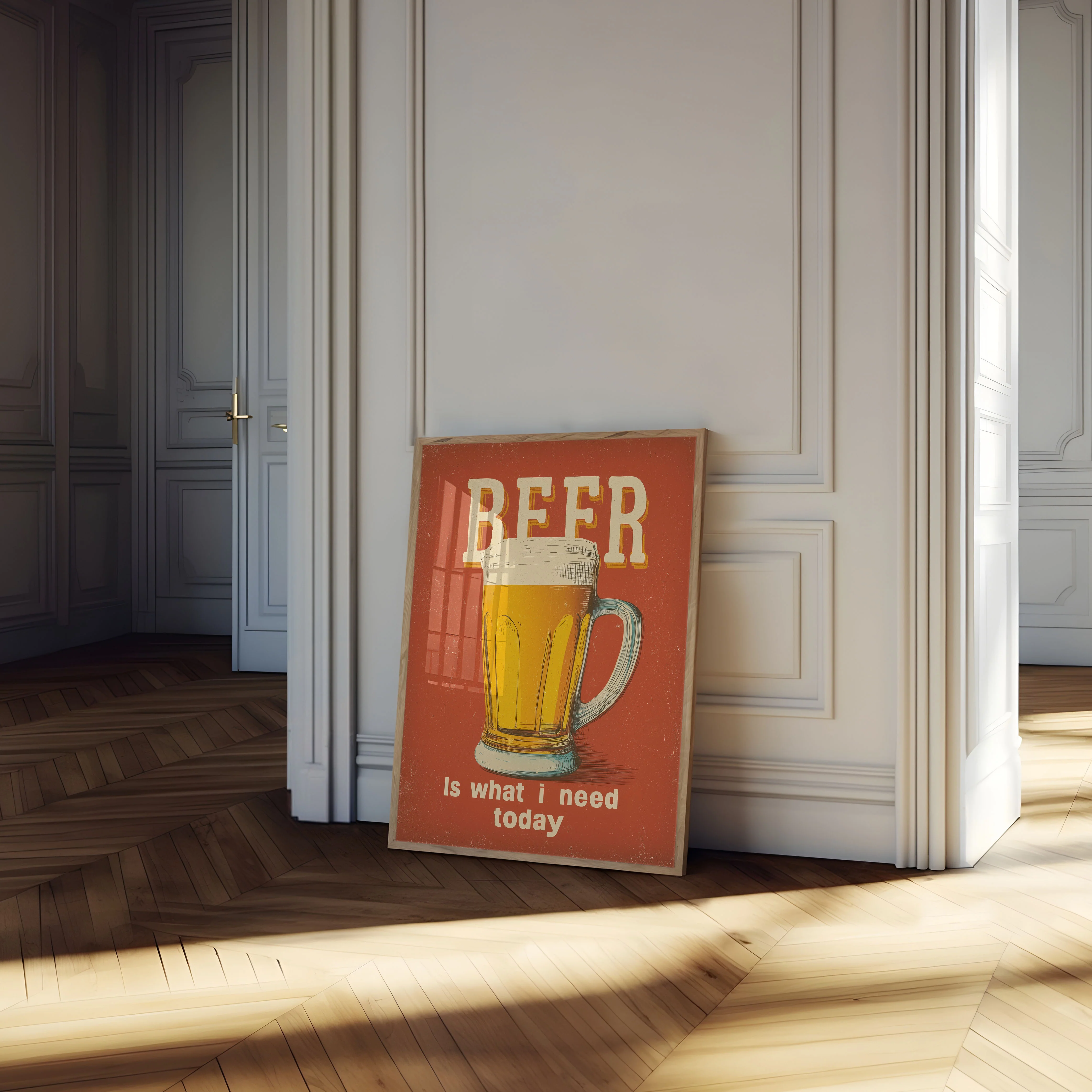 Beer is What I Need Poster - Image 4