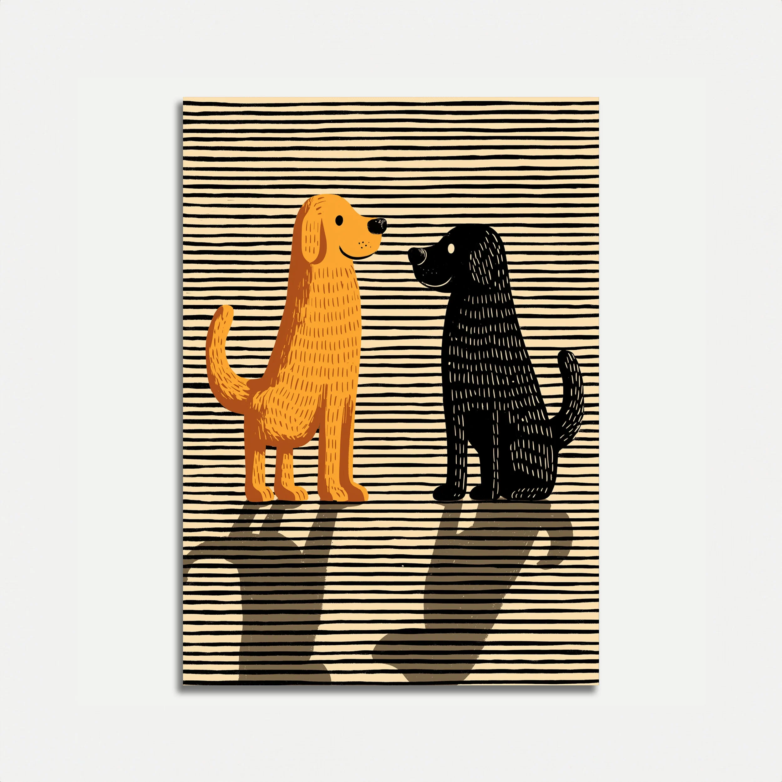 Best Friends Forever Dog Poster