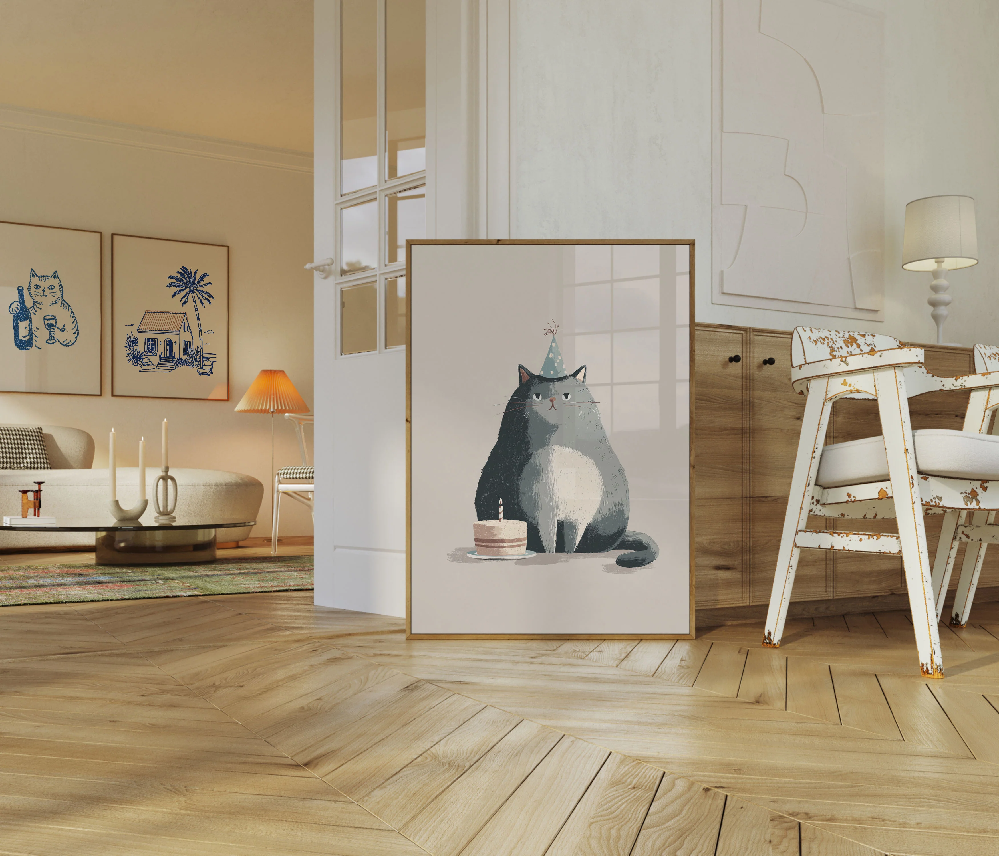 Birthday Cat Party Poster - Image 5