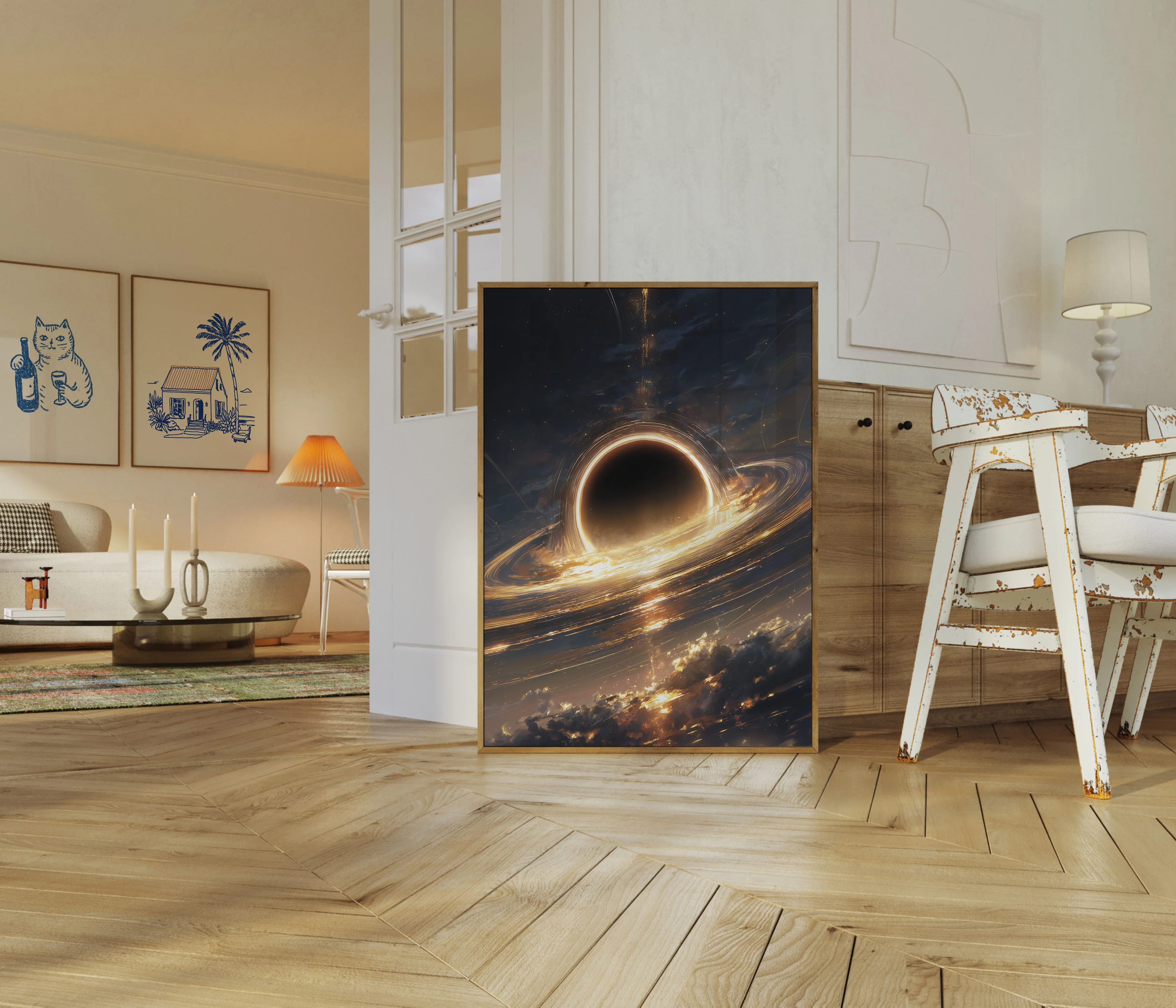 Black Hole Cosmic Vortex Poster - Image 5