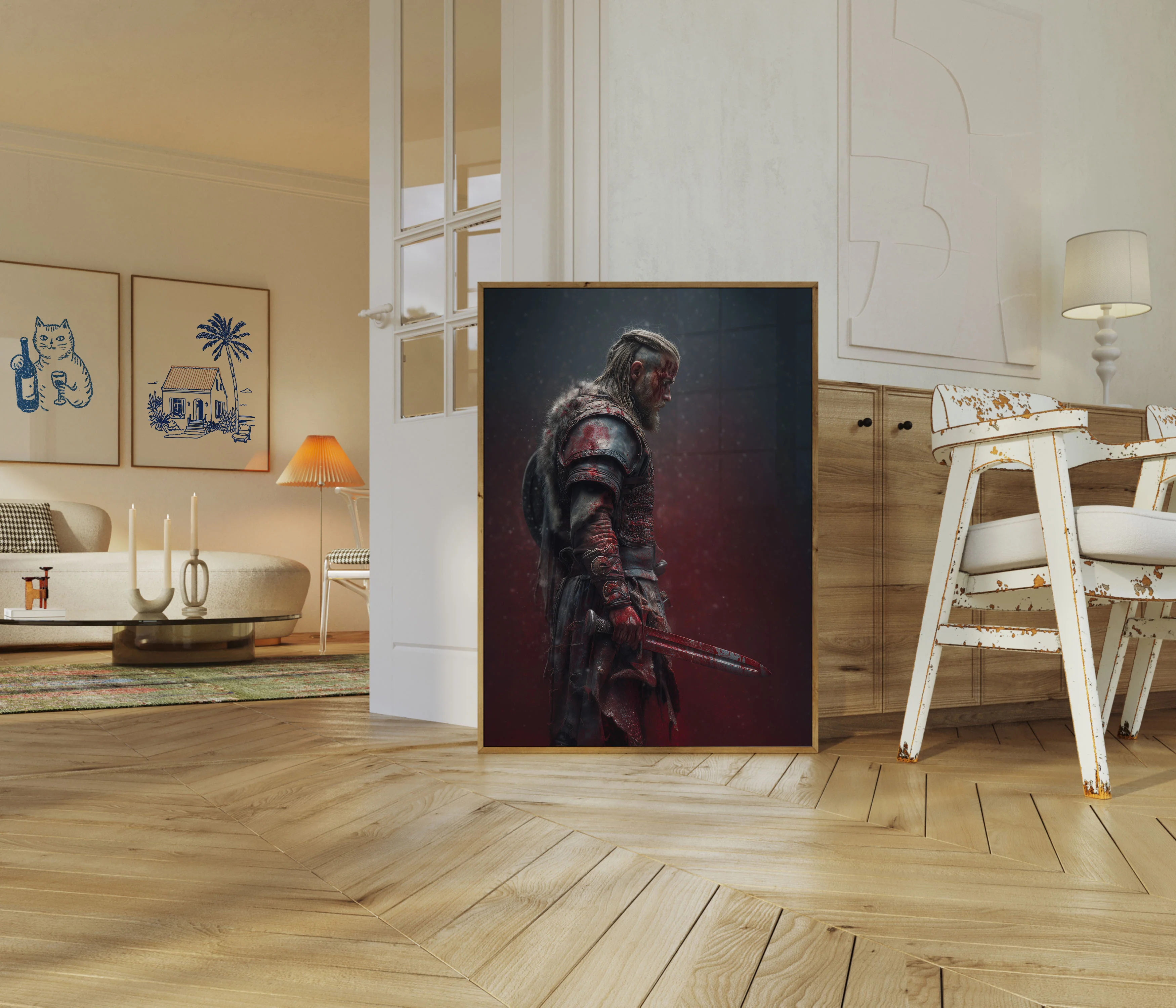 Bloodied Viking Warrior Poster - Image 5