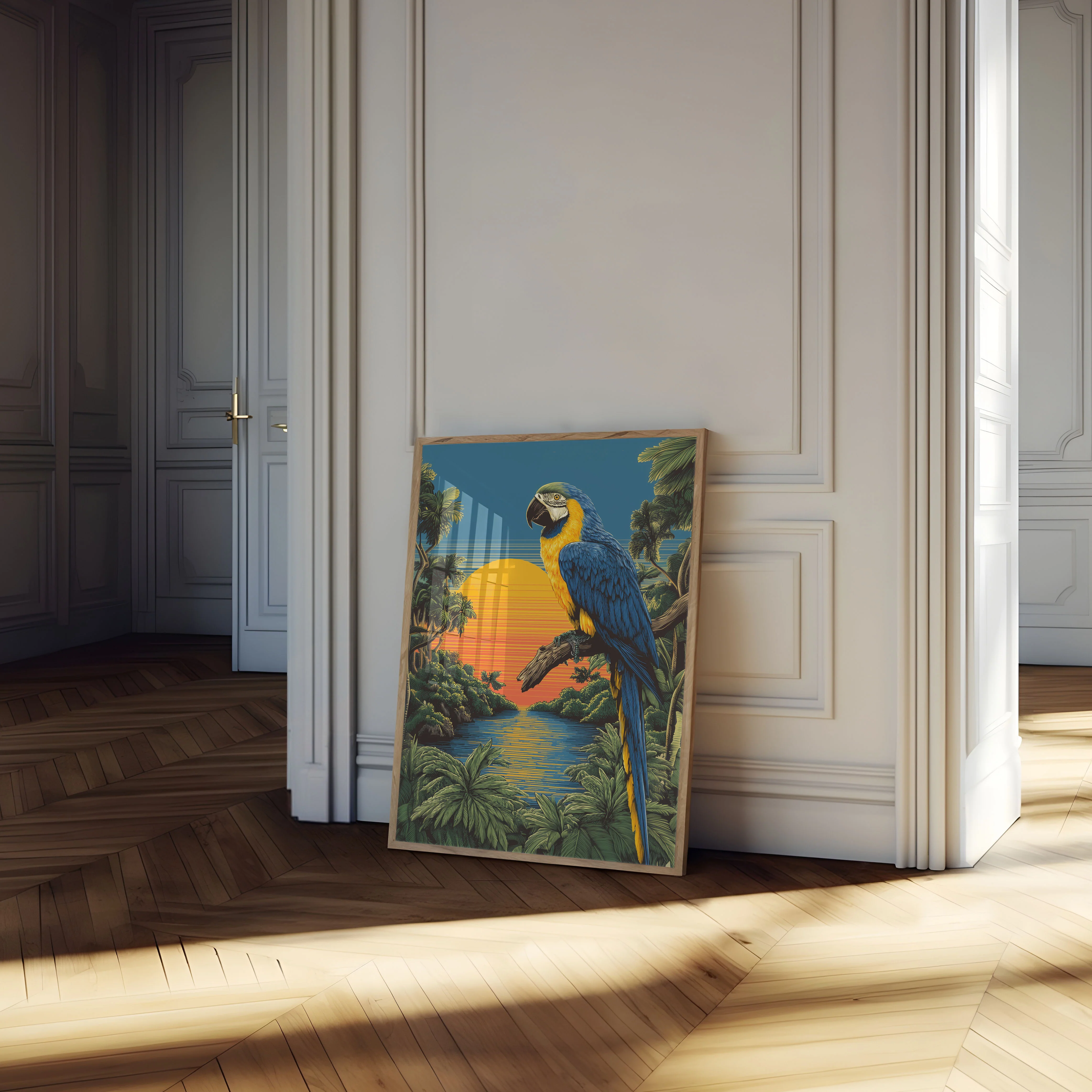 Blue and Gold Macaw Paradise Poster - Image 5