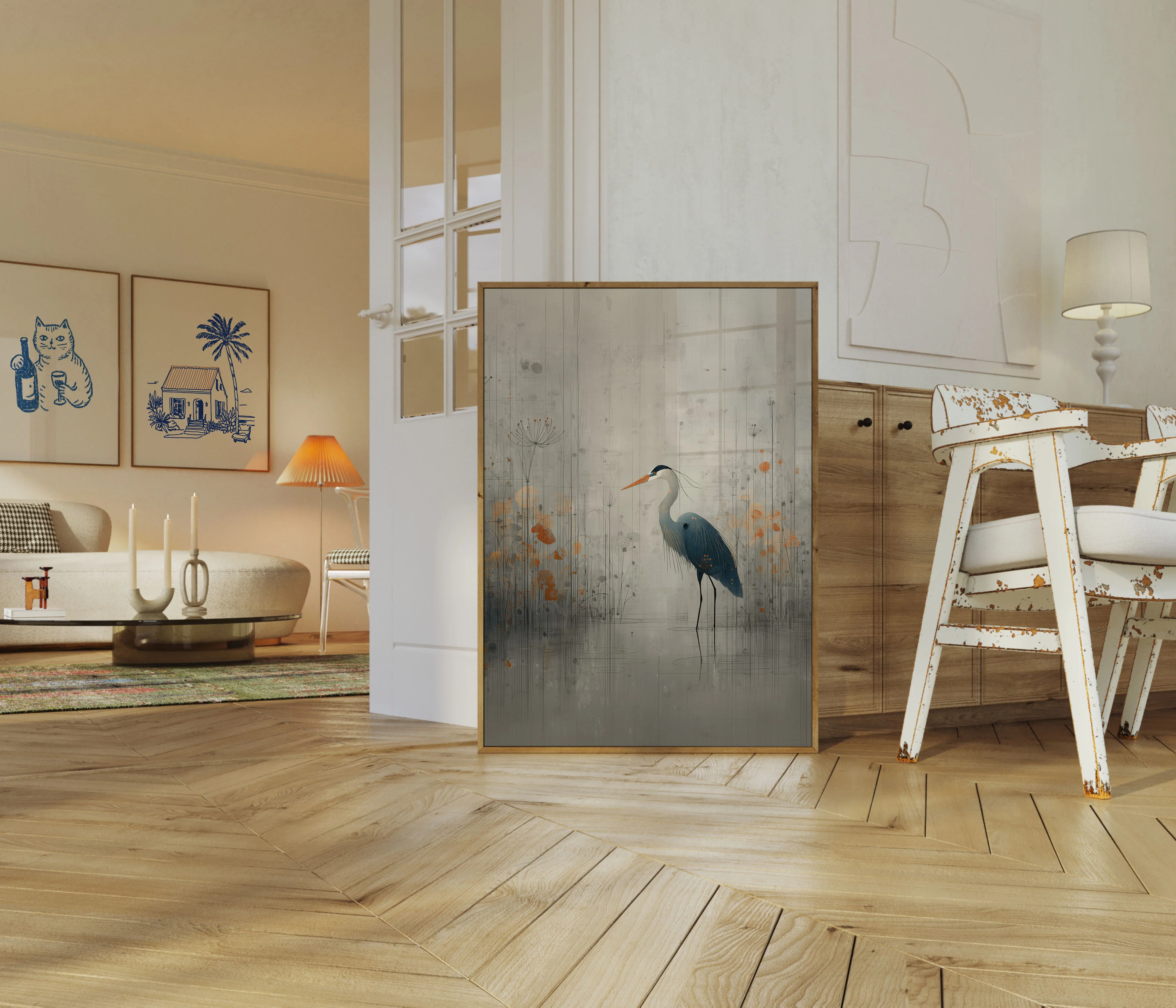 Blue Heron Wetlands Poster - Image 5
