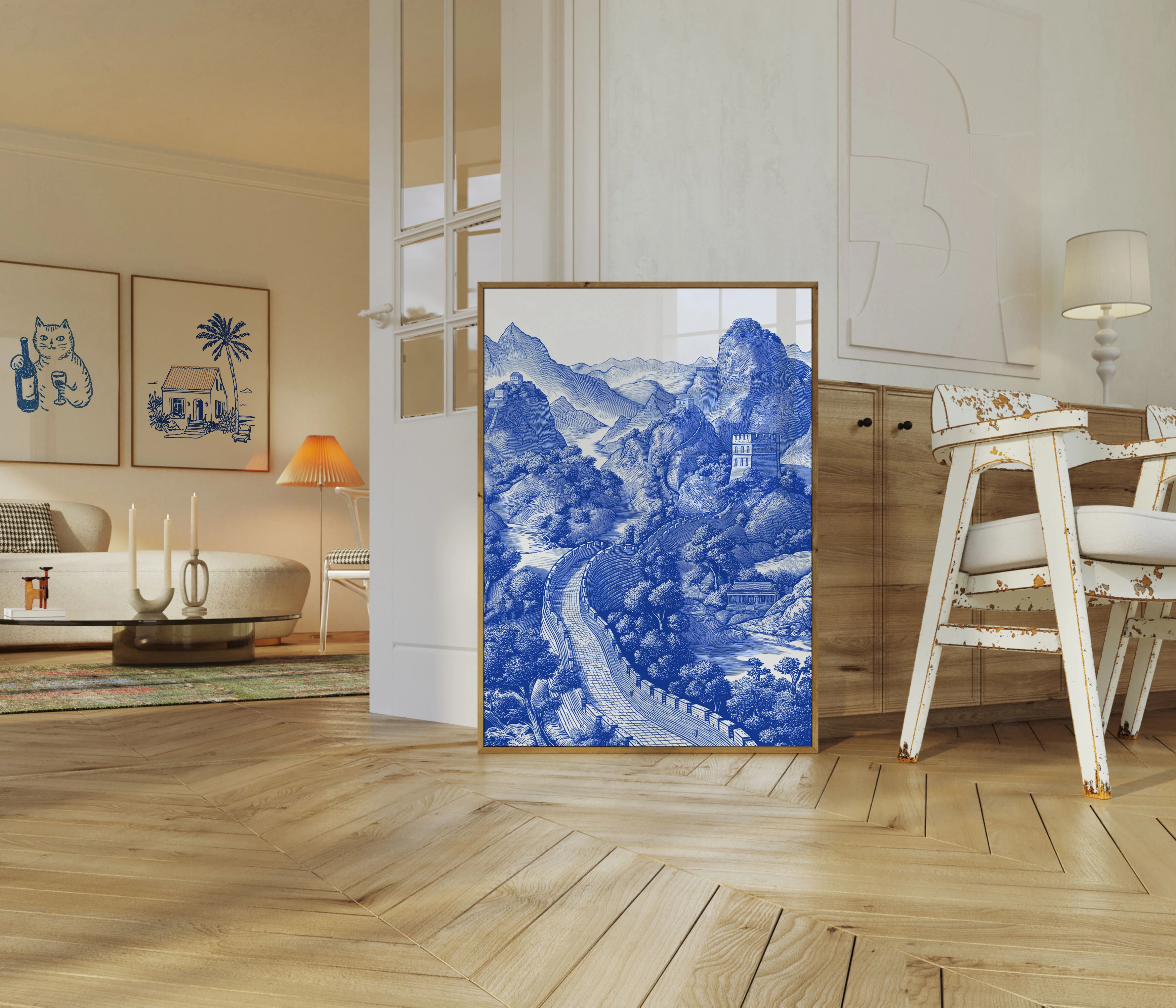 Blue Mountain Great Wall Poster - Image 5