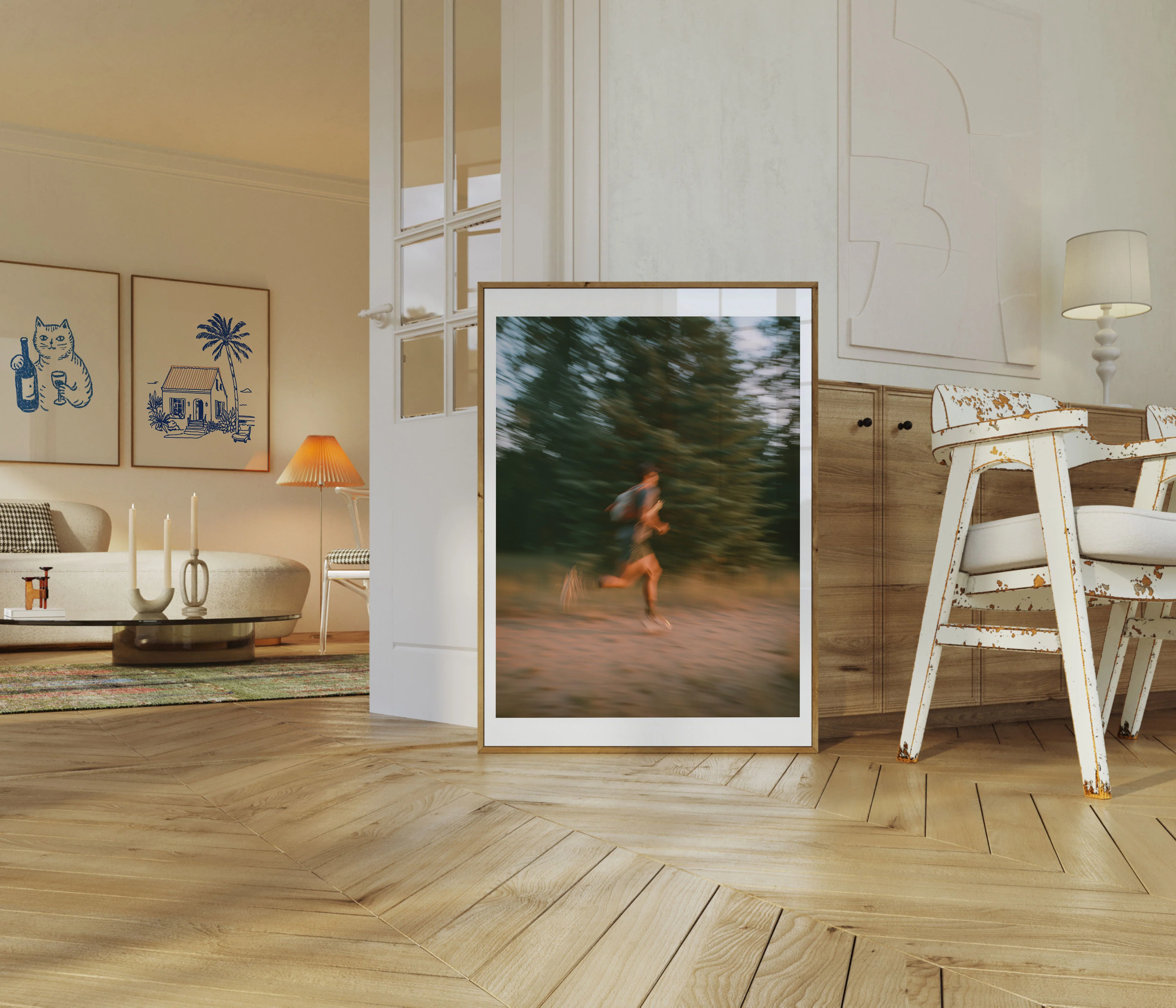 Blurred Motion Running Poster - Image 5
