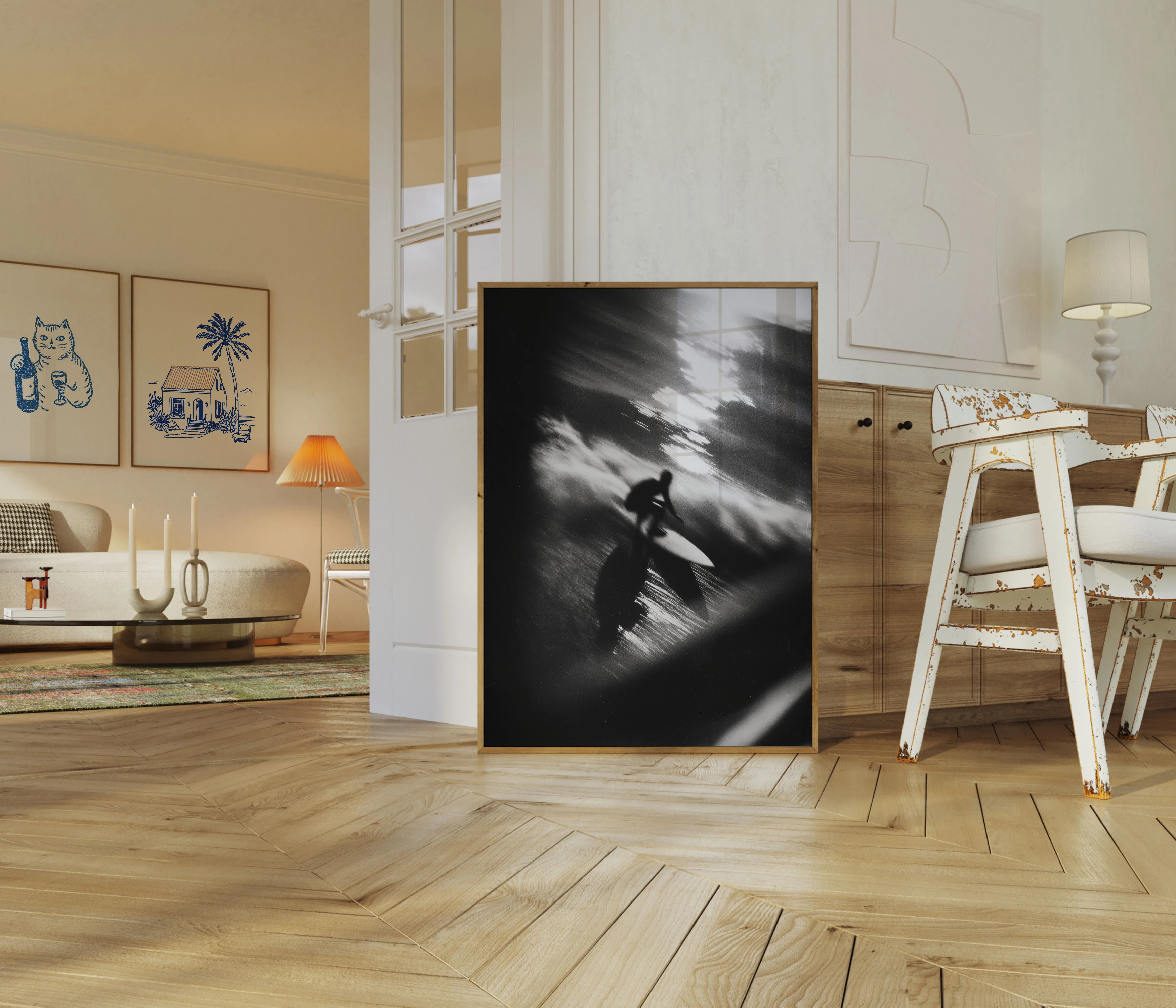 Blurred Motion Surfing Poster - Image 5