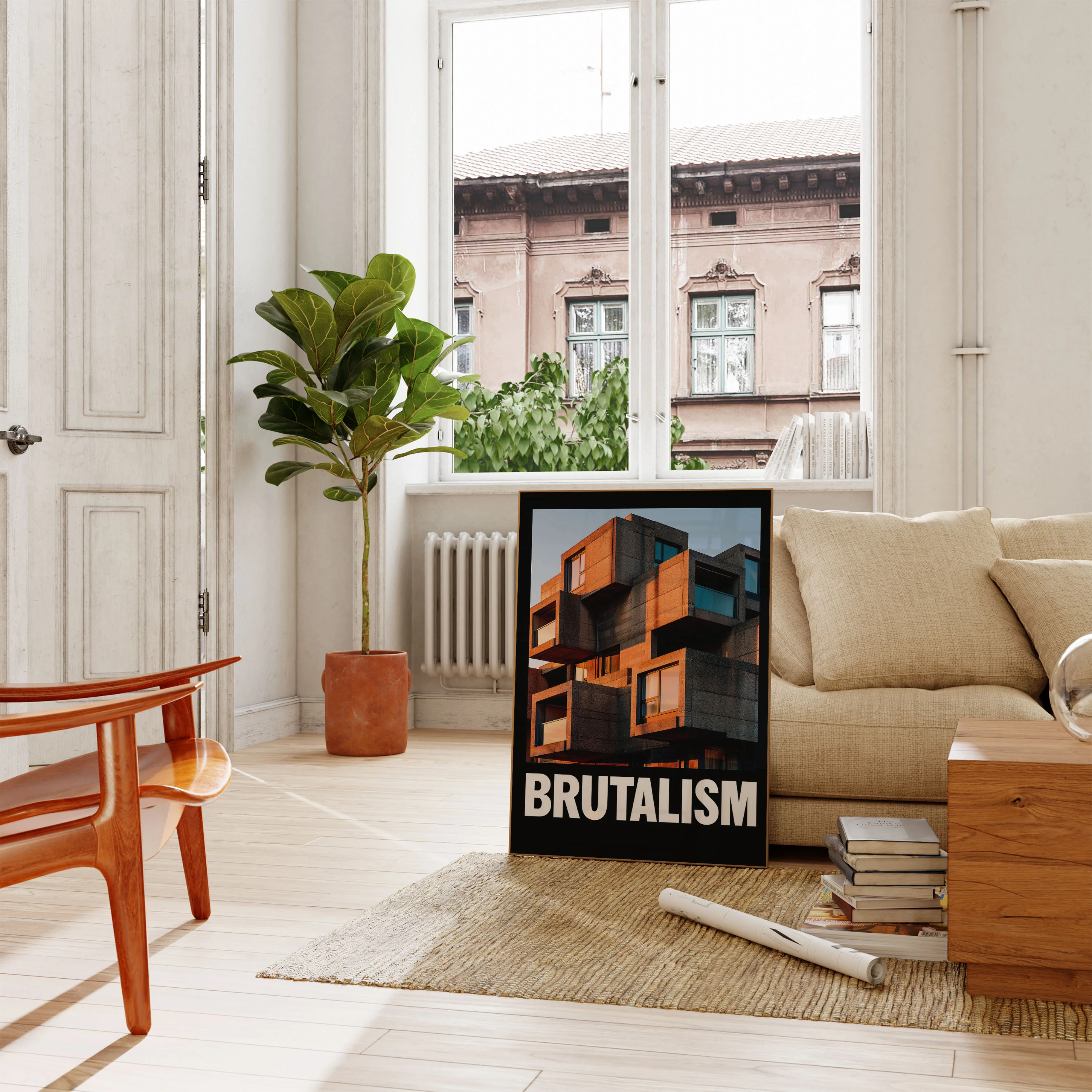 Bold Brutalist Architecture Poster - Image 2