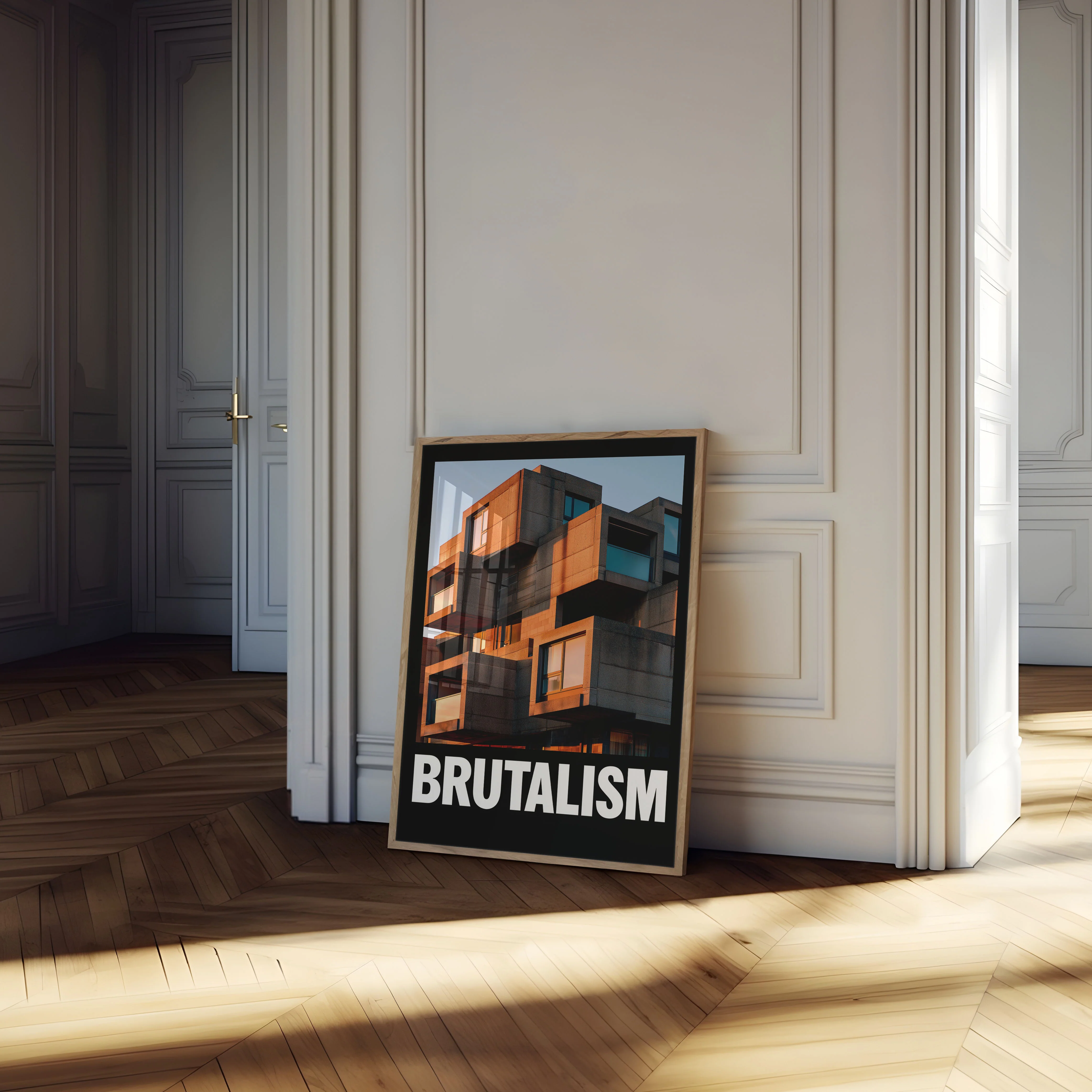 Bold Brutalist Architecture Poster - Image 4