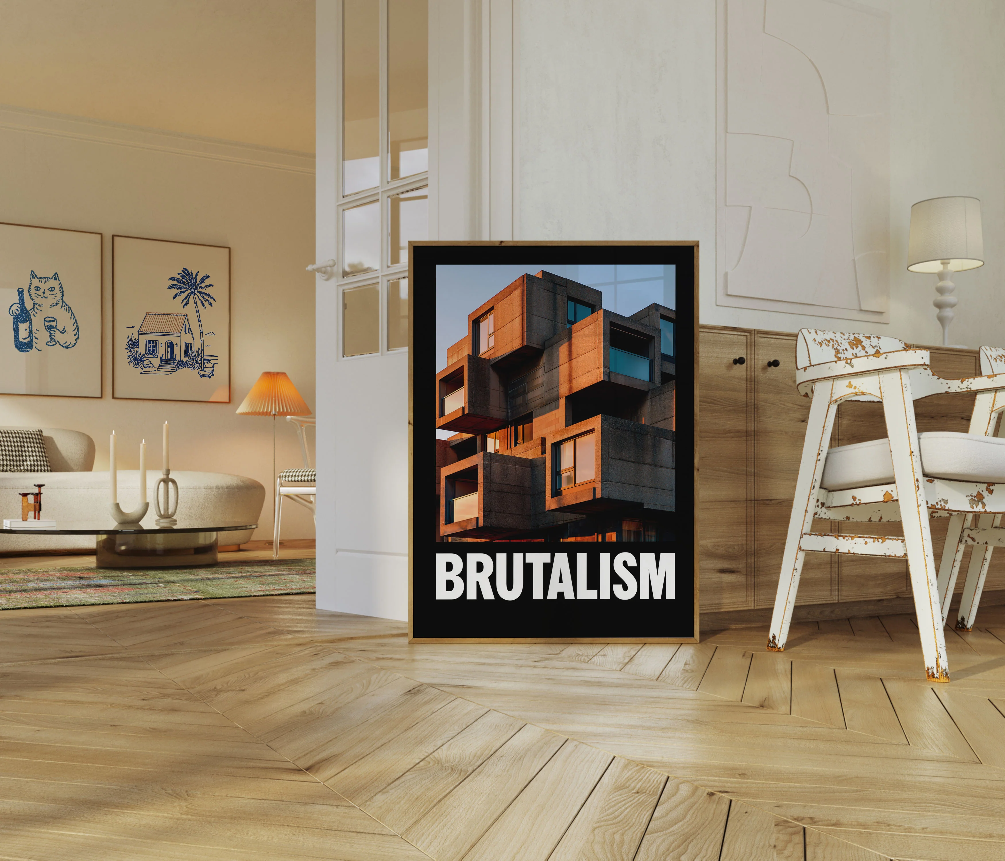 Bold Brutalist Architecture Poster - Image 5