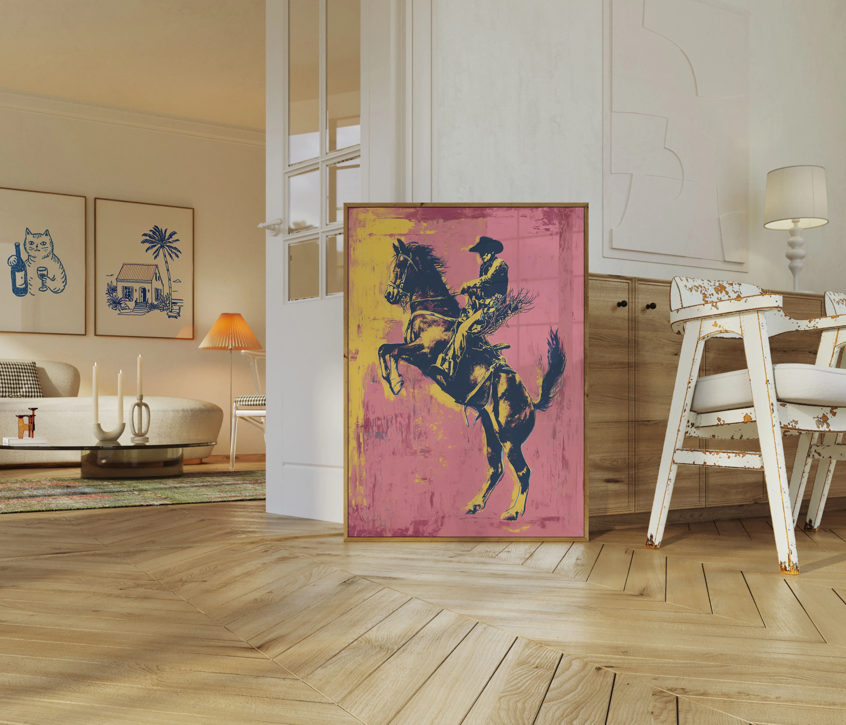 Bronco Rodeo Wild West Poster - Image 5