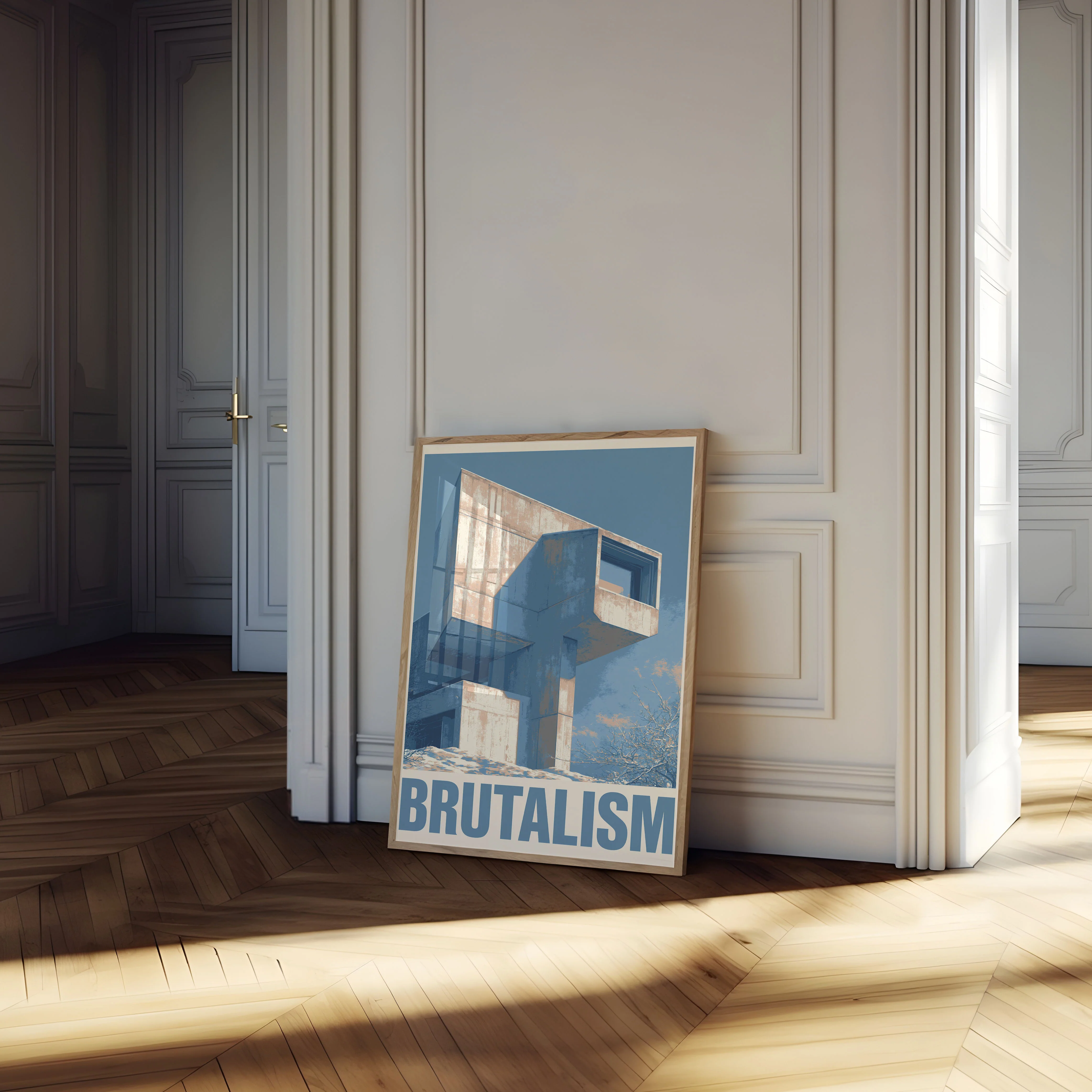 Brutalist Architecture Concrete Poster - Image 4