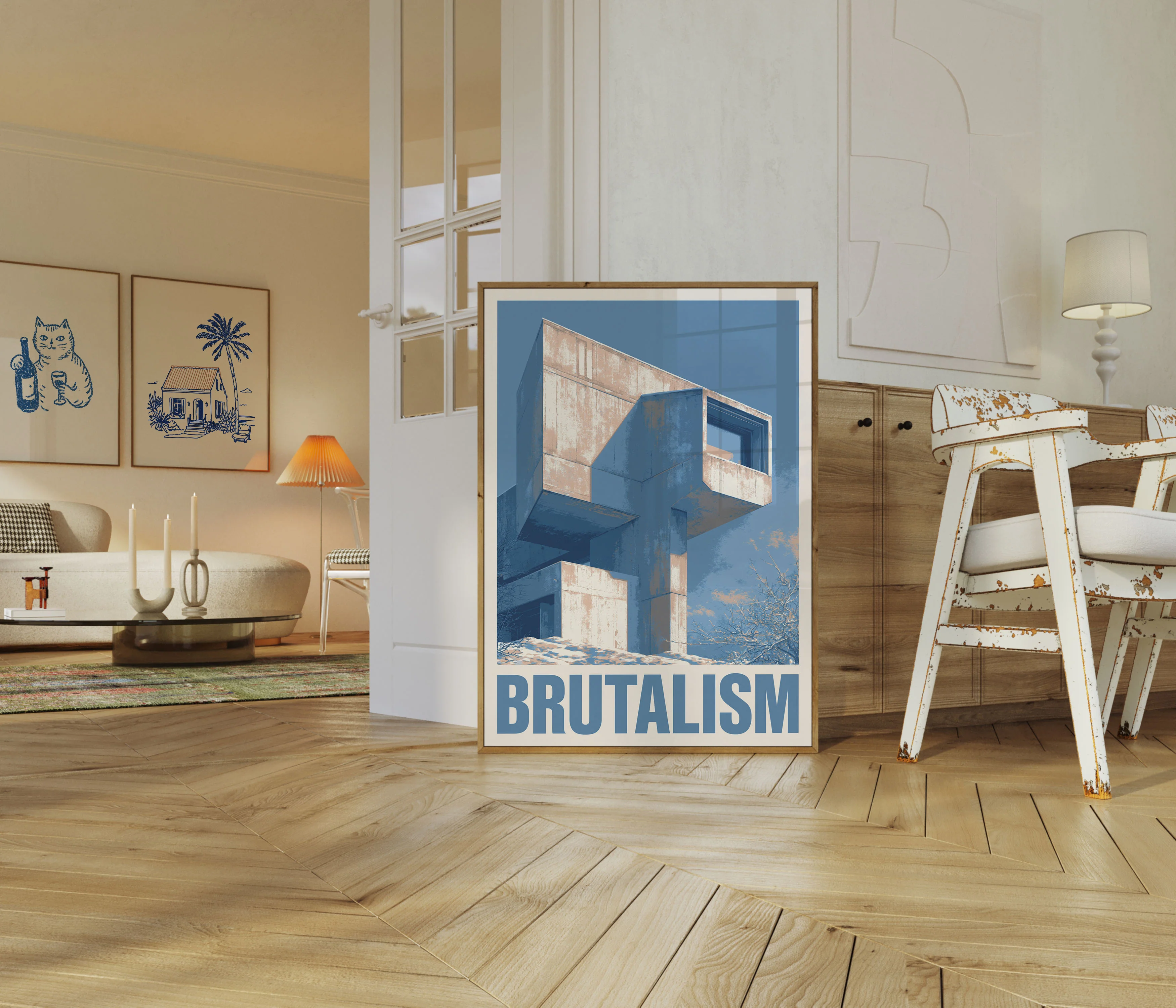 Brutalist Architecture Concrete Poster - Image 5