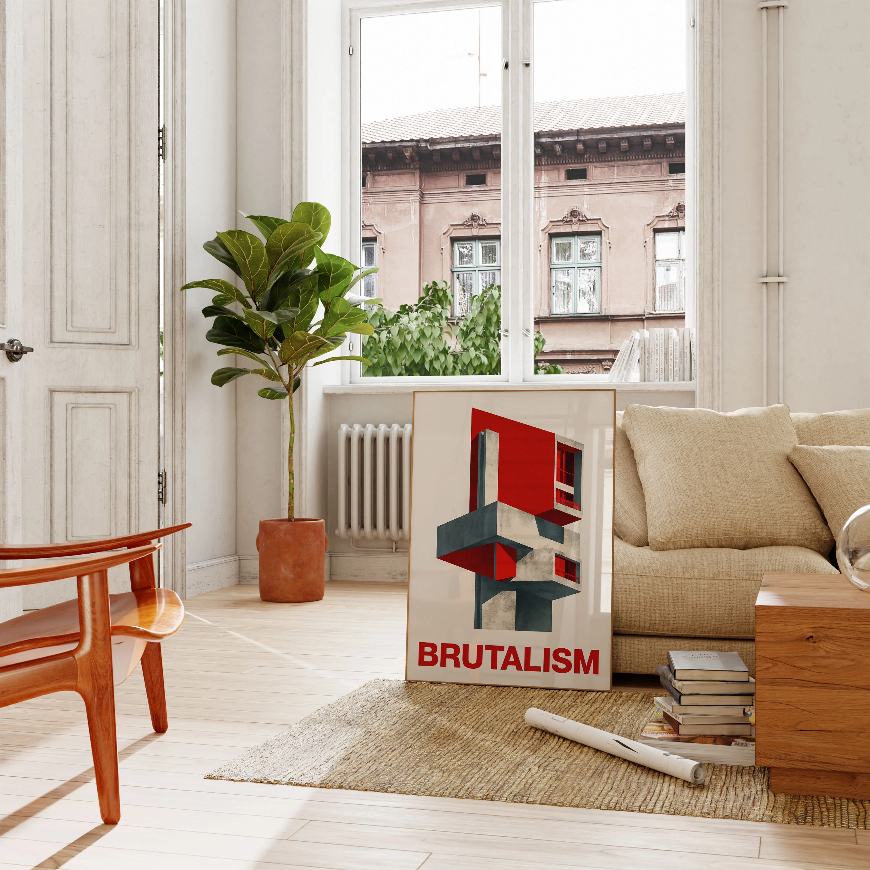 Brutalist Architecture Design Poster - Image 2