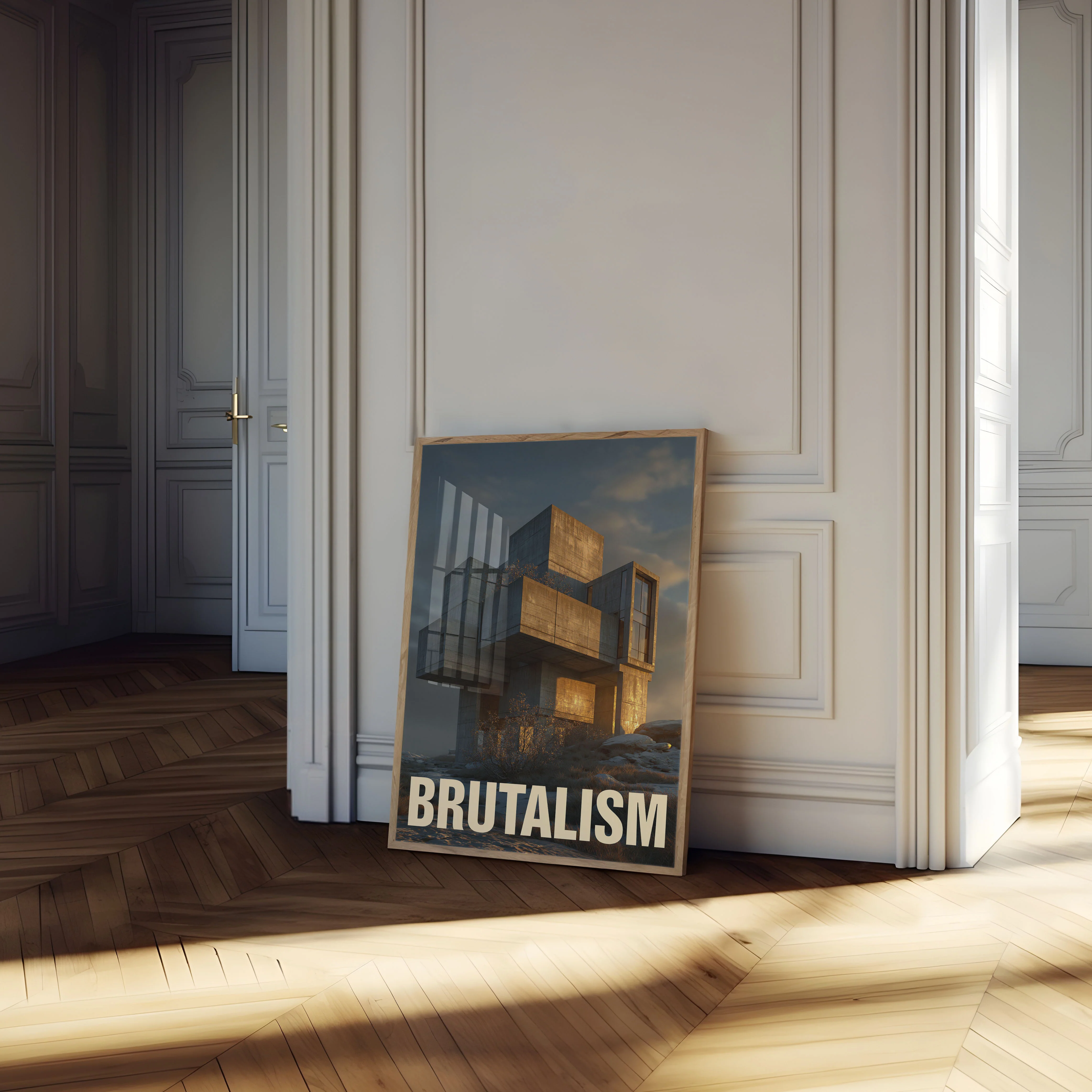 Brutalist Architecture Structure Poster - Image 4