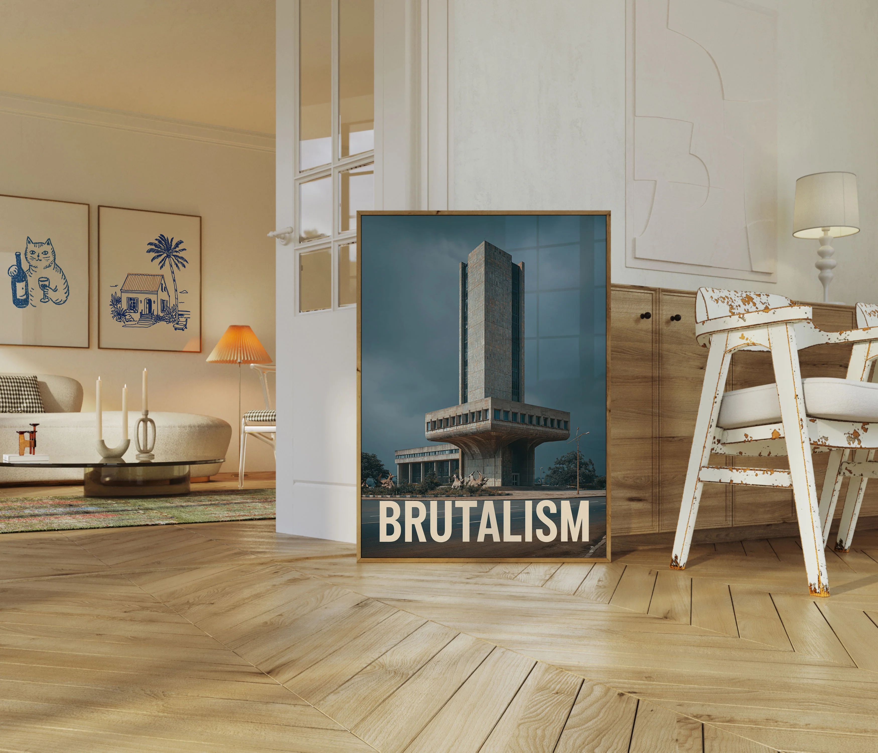 Brutalist Architecture Tower Poster - Image 5