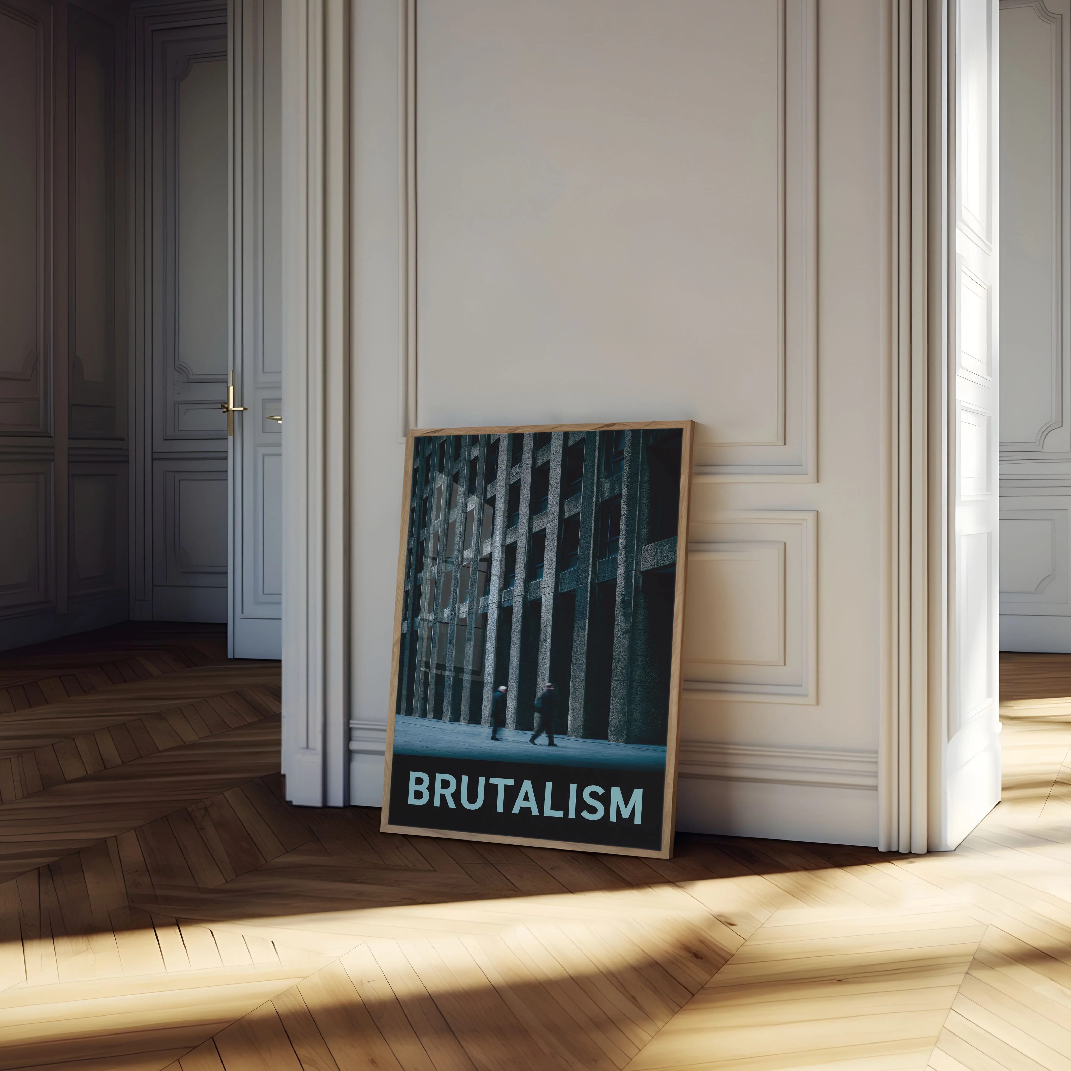 Brutalist Architecture Urban Poster - Image 4