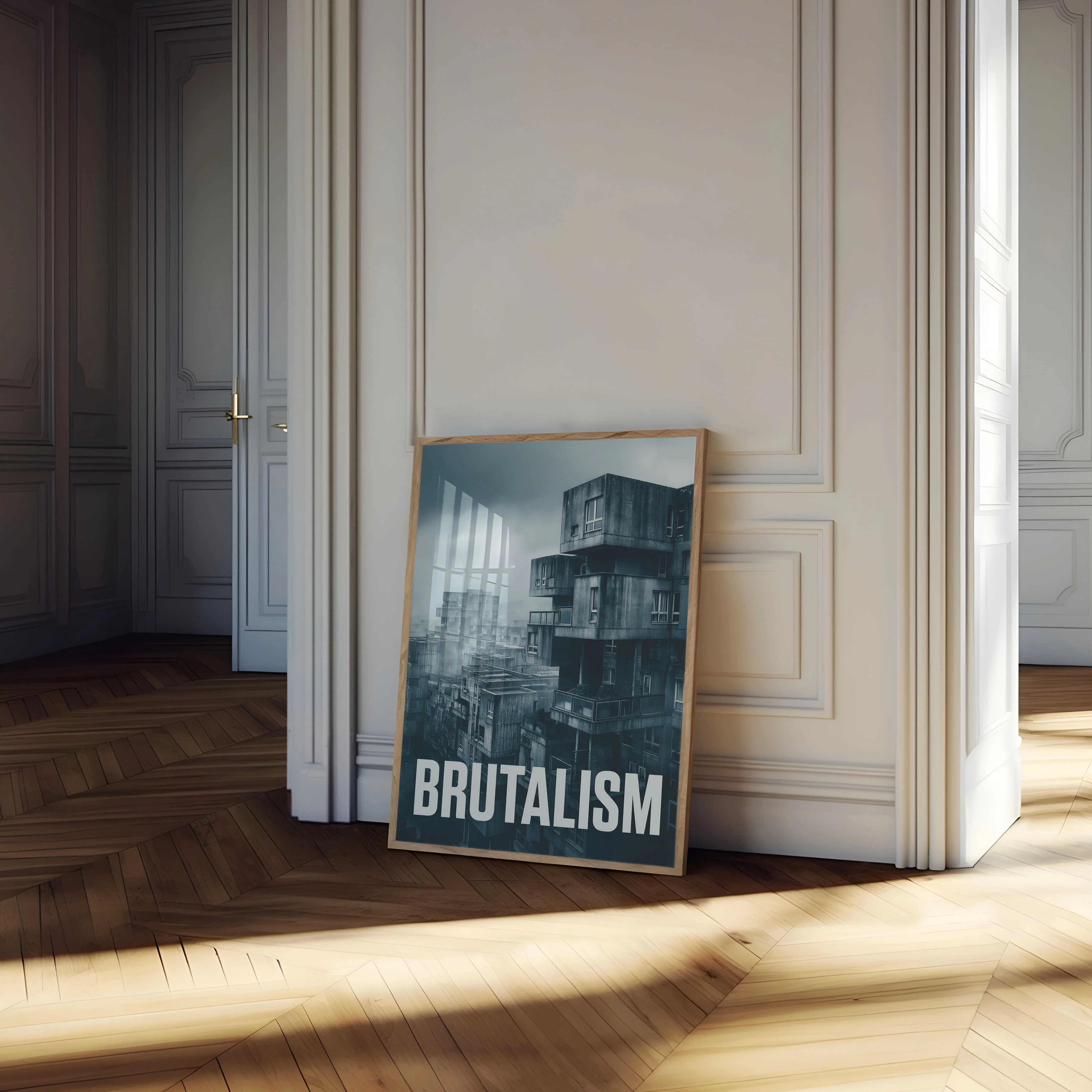 Brutalist Urban Architecture Poster - Image 4