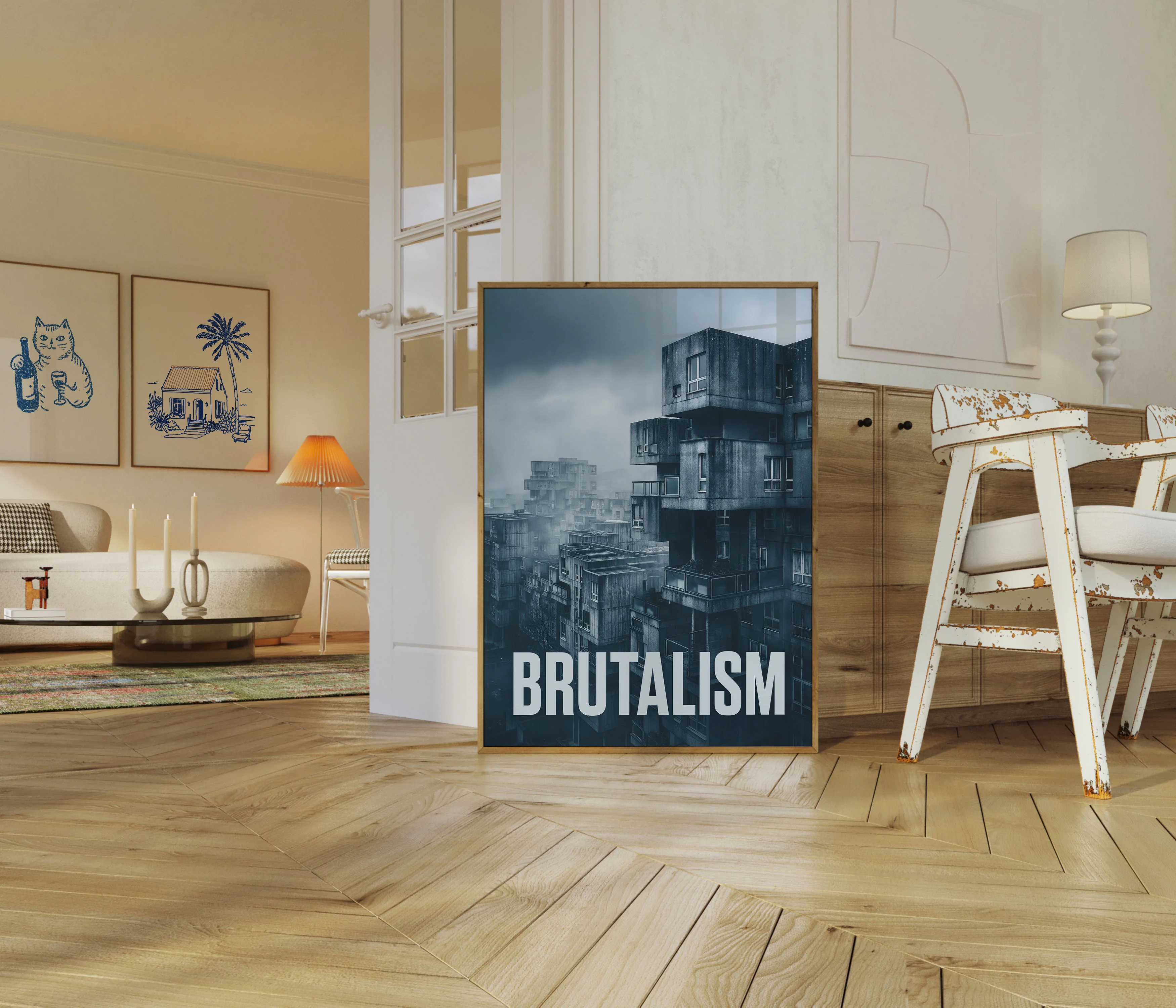 Brutalist Urban Architecture Poster - Image 5