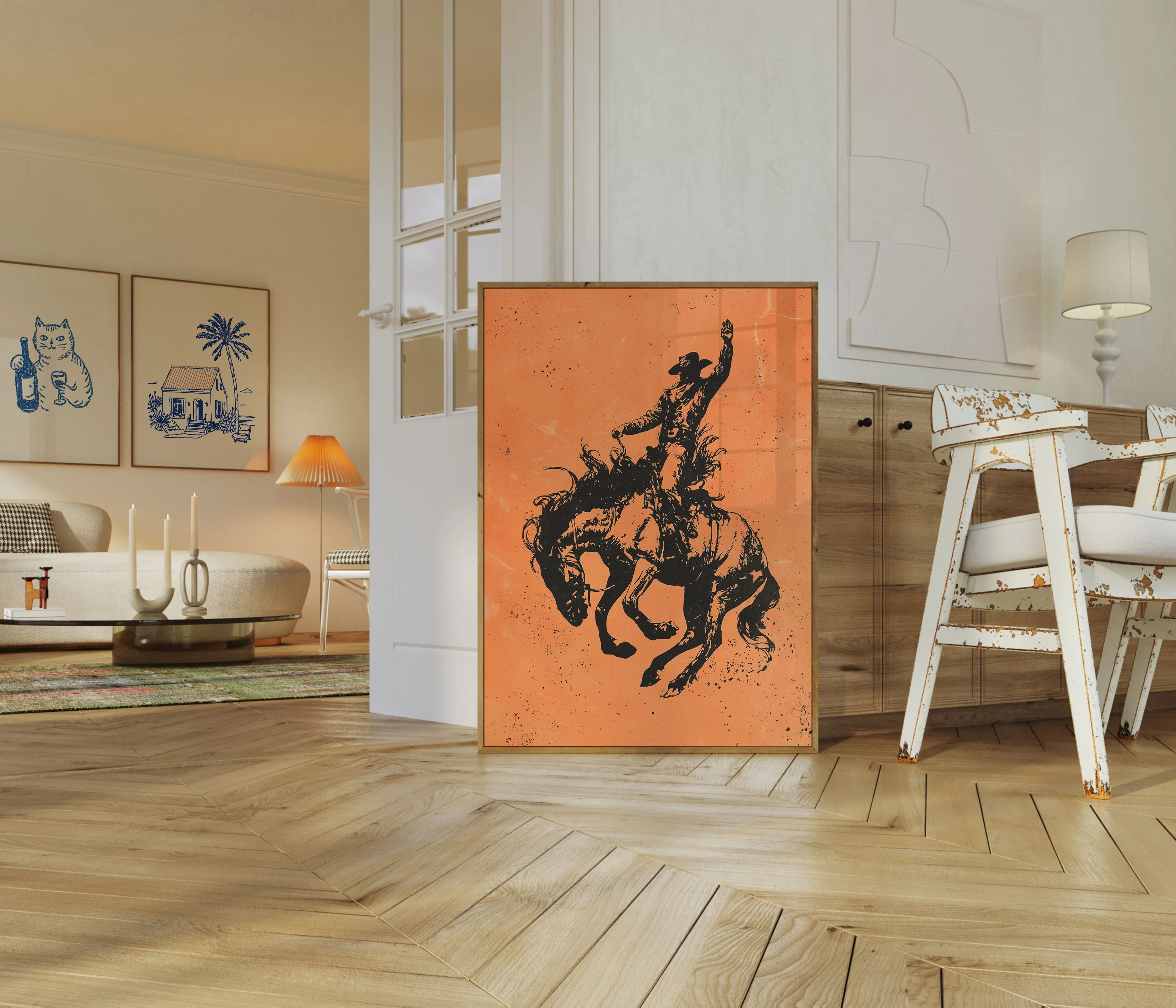 Bucking Bronco Rodeo Poster - Image 5