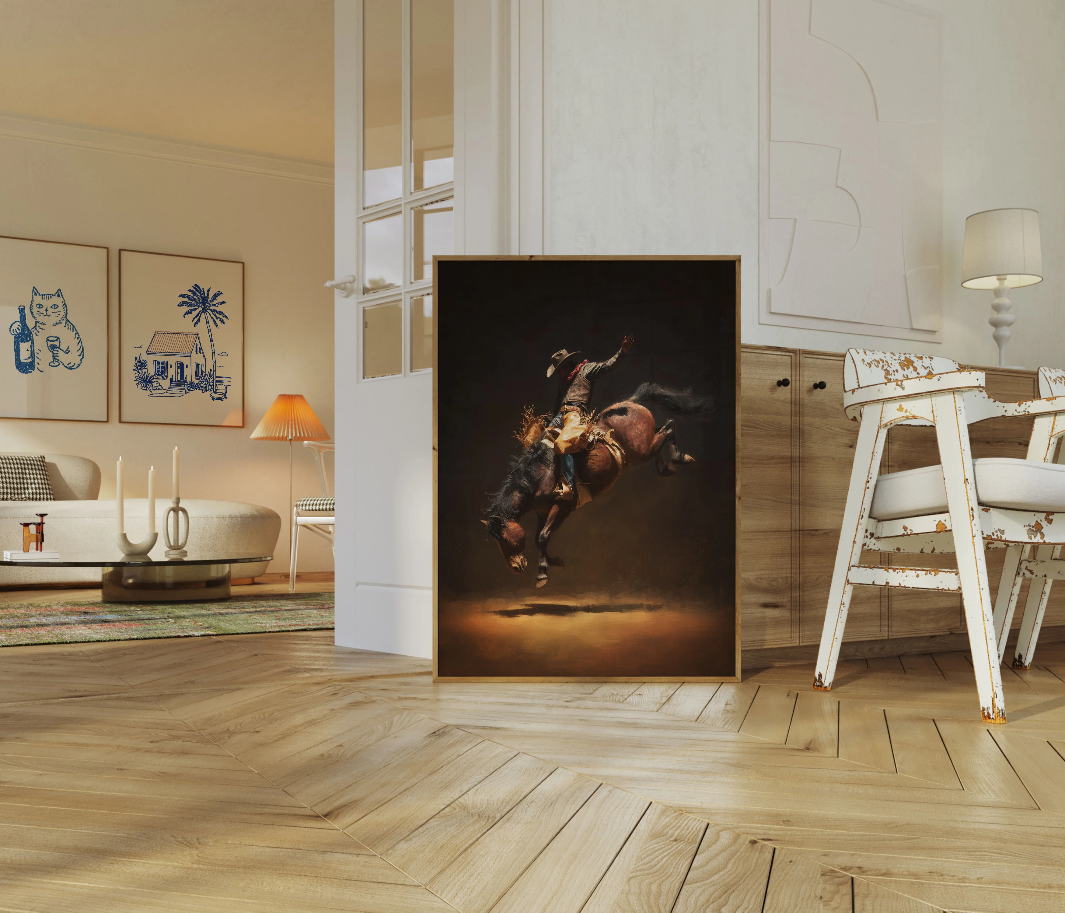 Bucking Bronco Rodeo Poster - Image 5