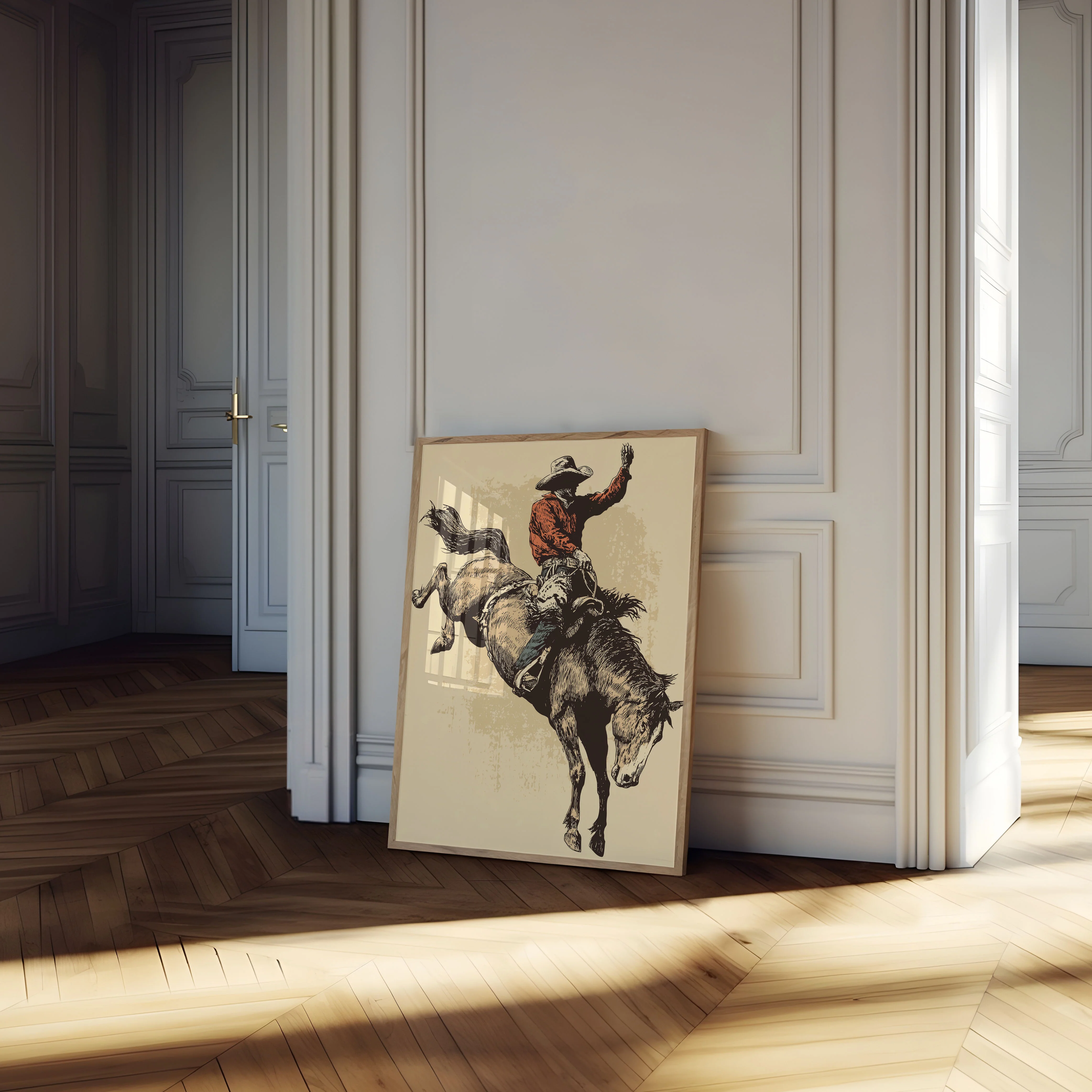 Bucking Bronco Rodeo Poster - Image 4