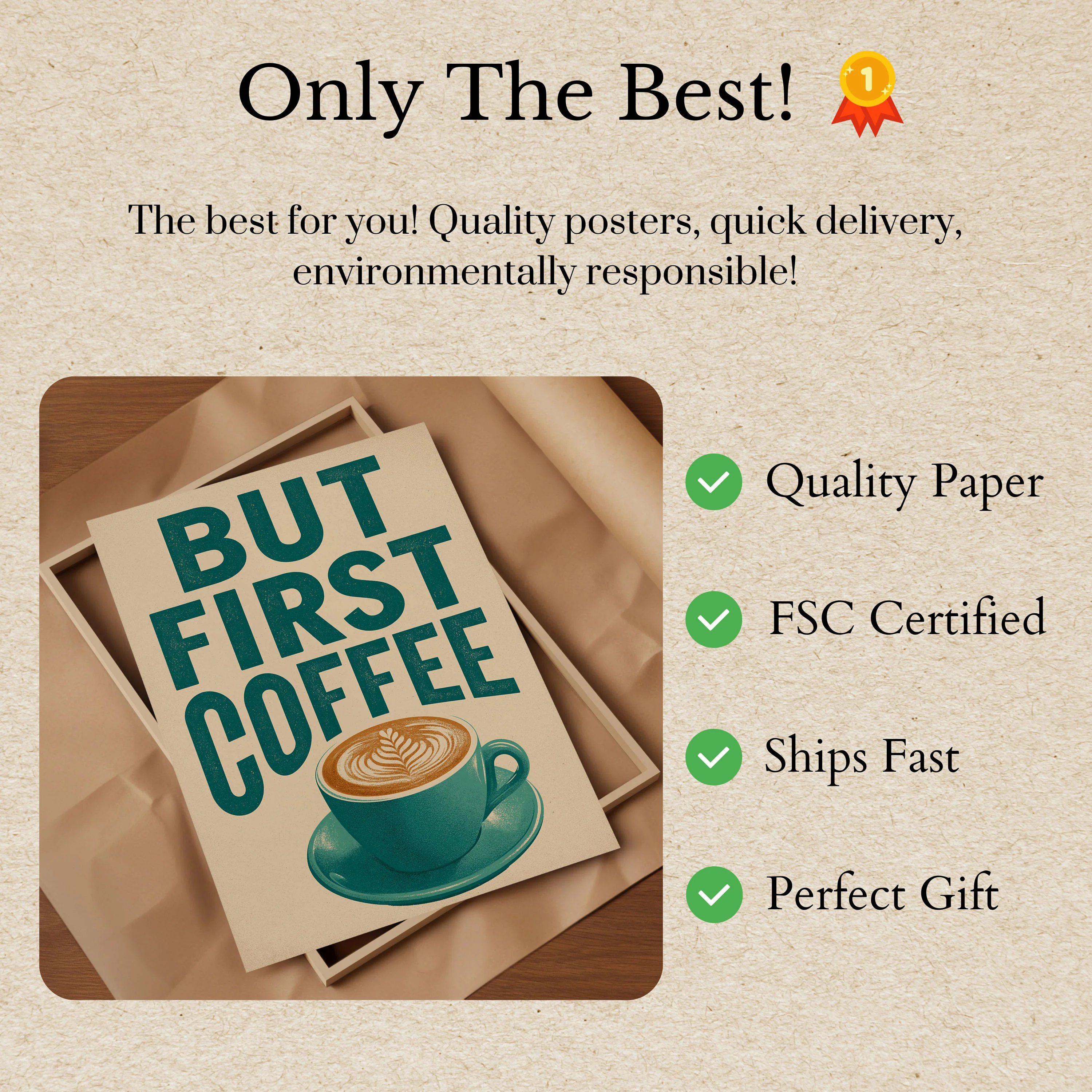 But First Coffee Poster - Image 3