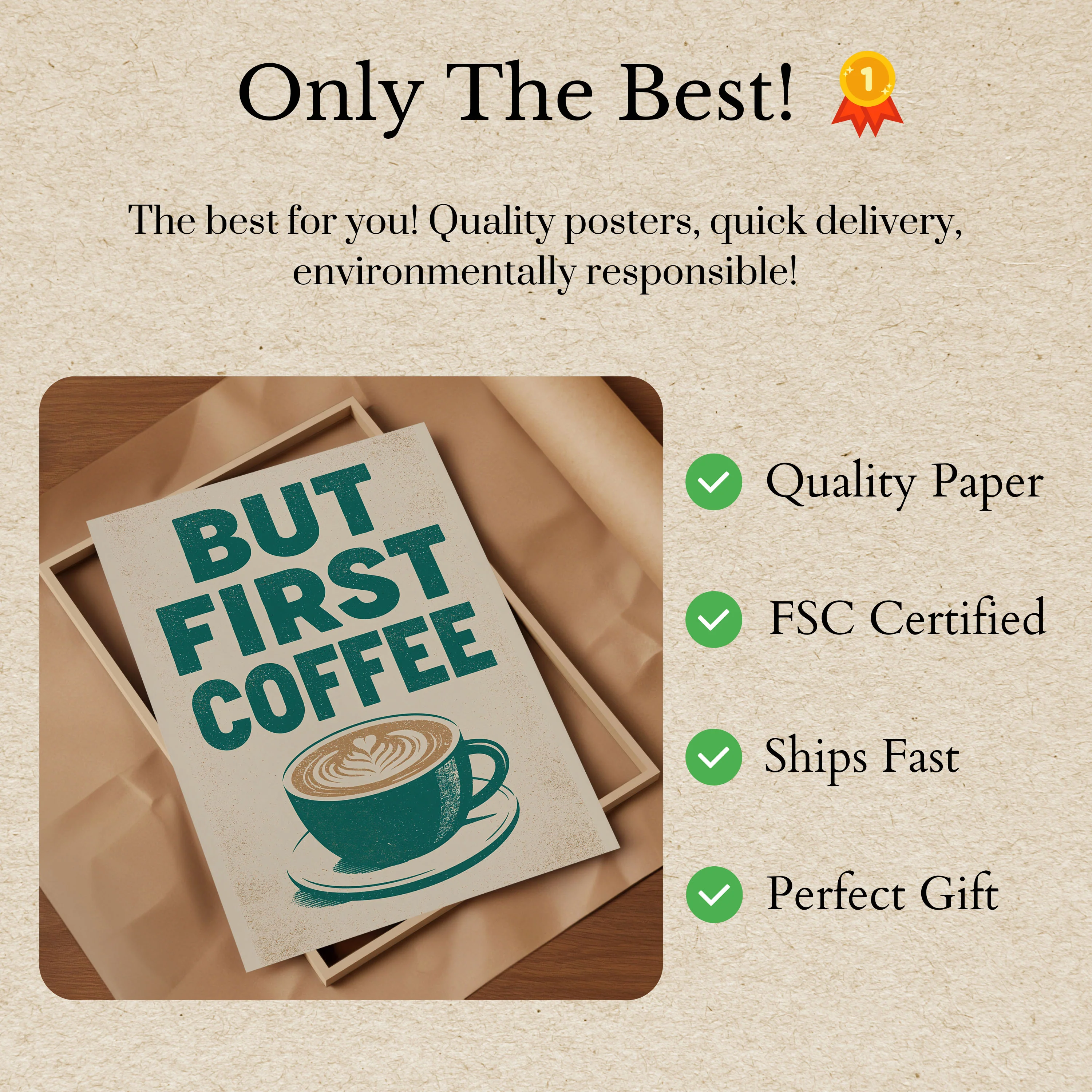 But First Coffee Poster - Image 3