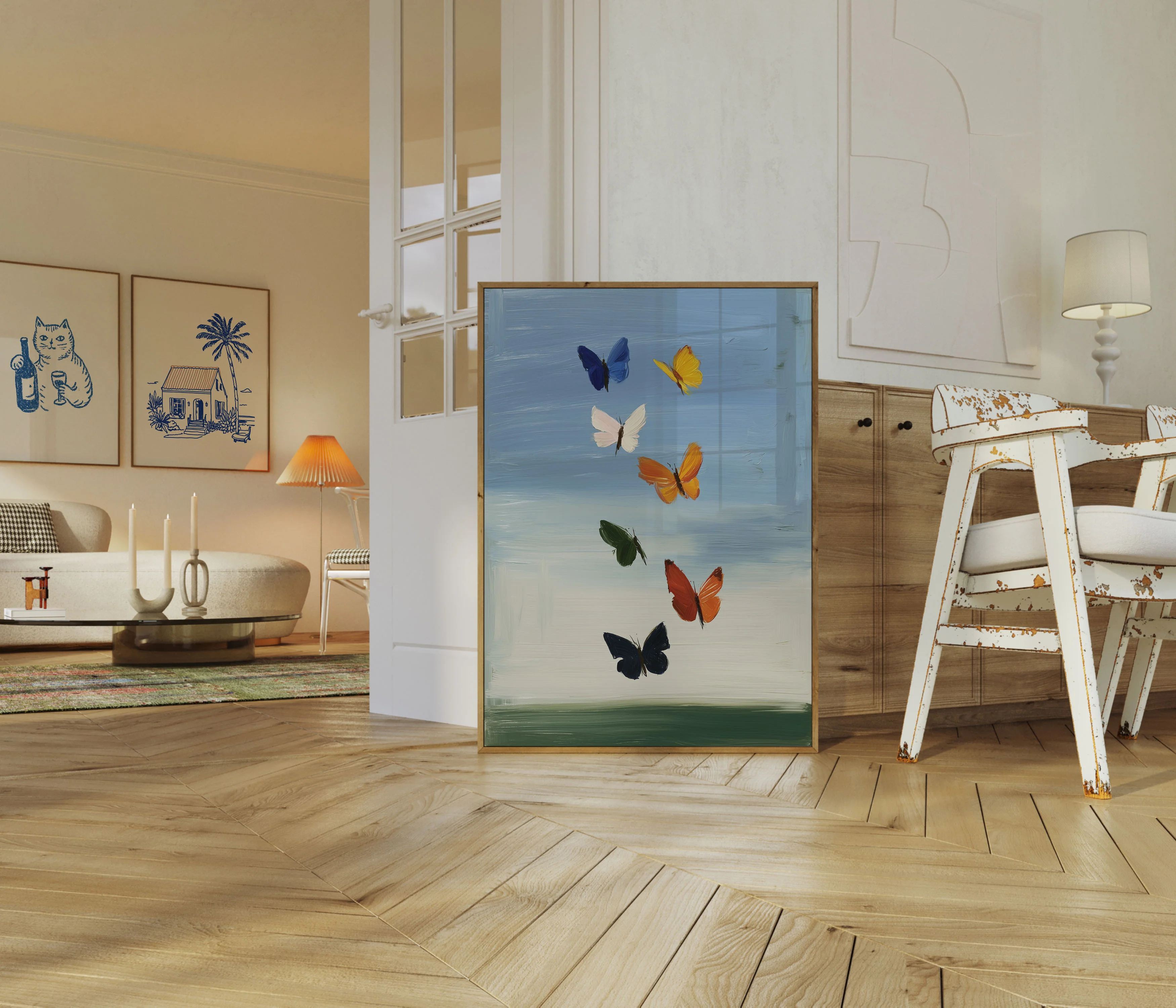 Butterfly Color Journey Poster - Image 5