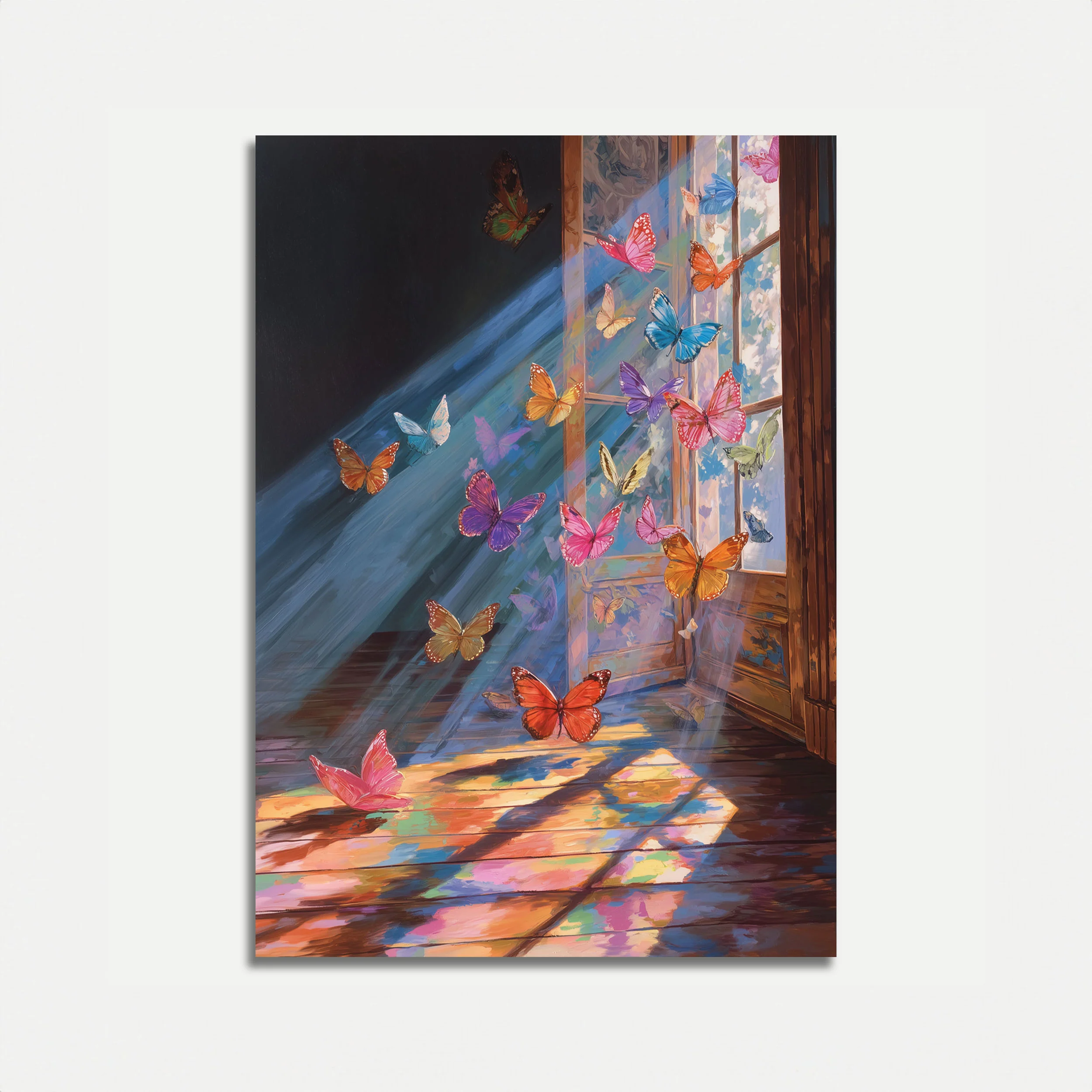 Butterfly Dance Light Poster