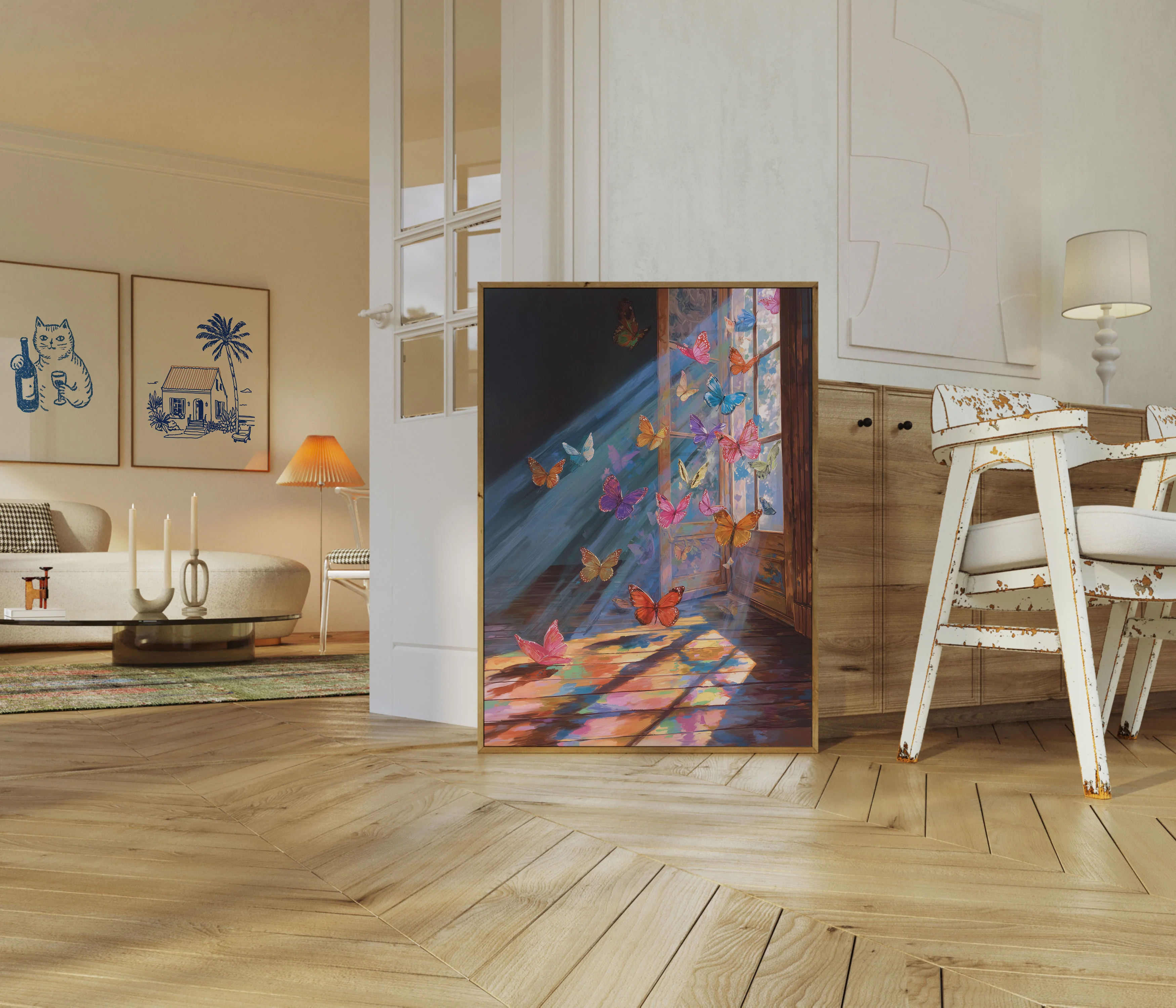 Butterfly Dance Light Poster - Image 5