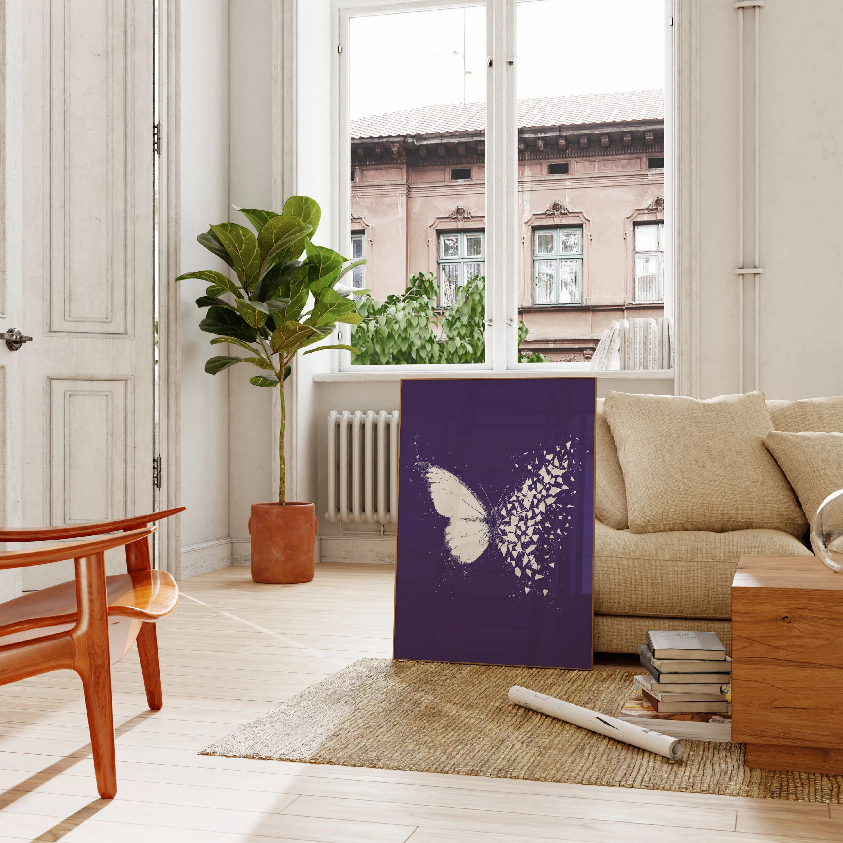 Butterfly Disintegration Art Poster - Image 2