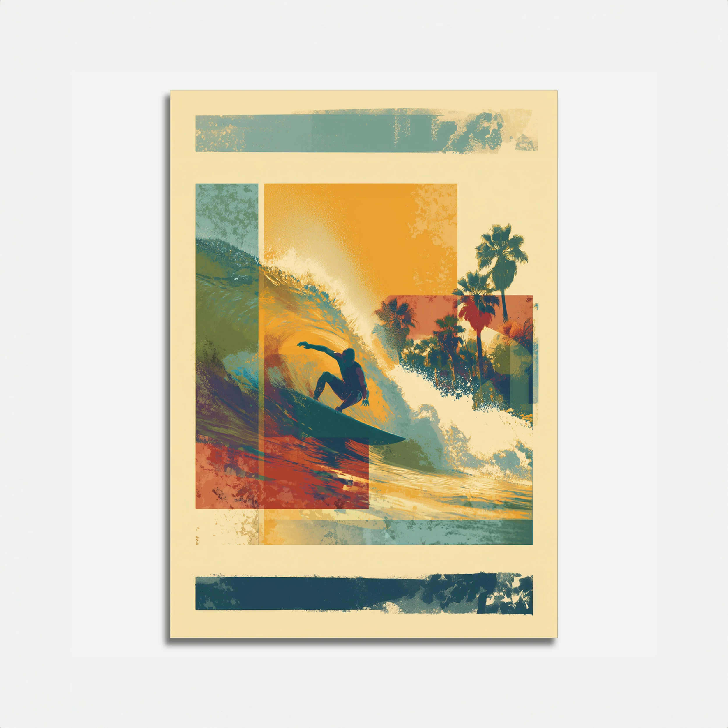 California Surf Vibes Poster