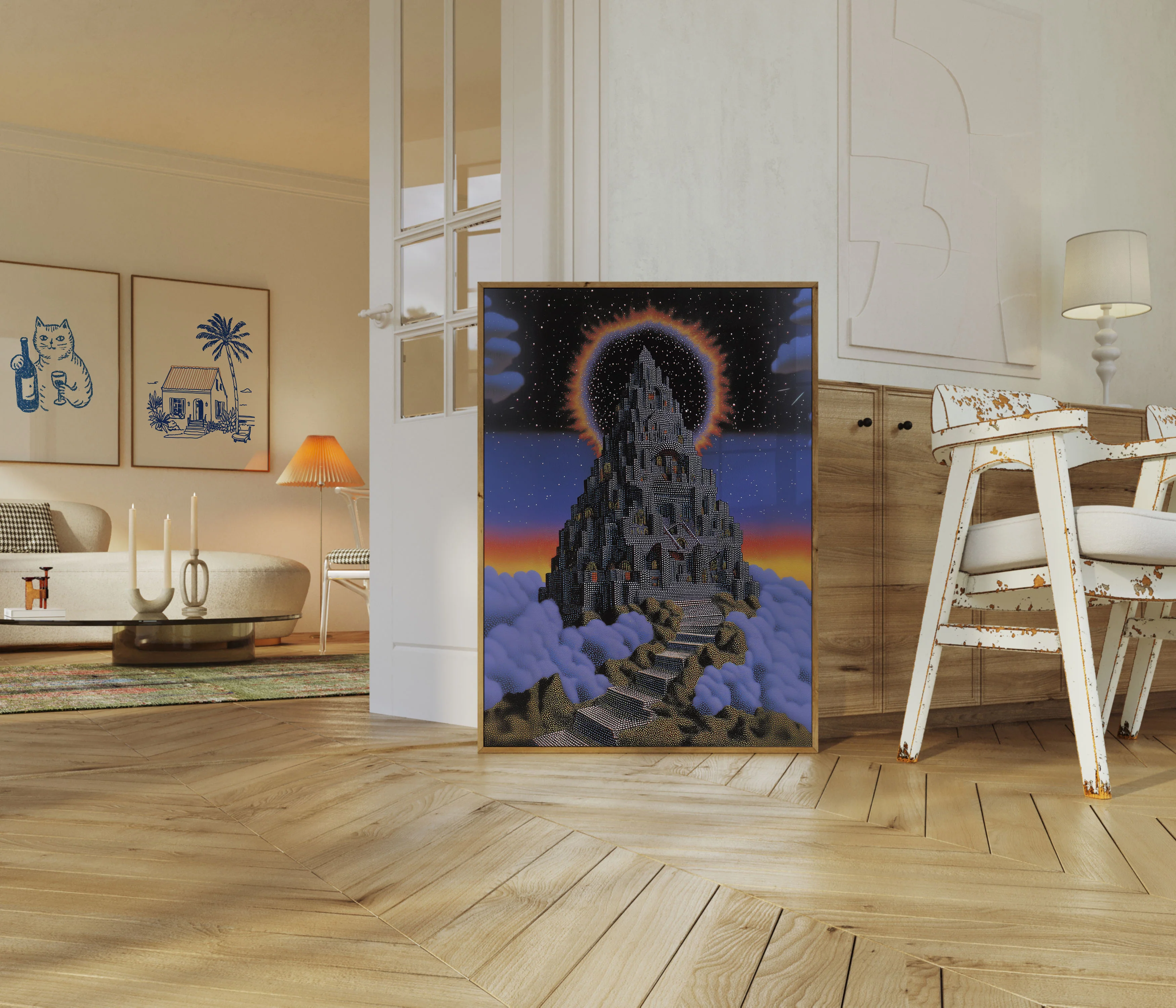 Celestial City in the Stars Poster - Image 5