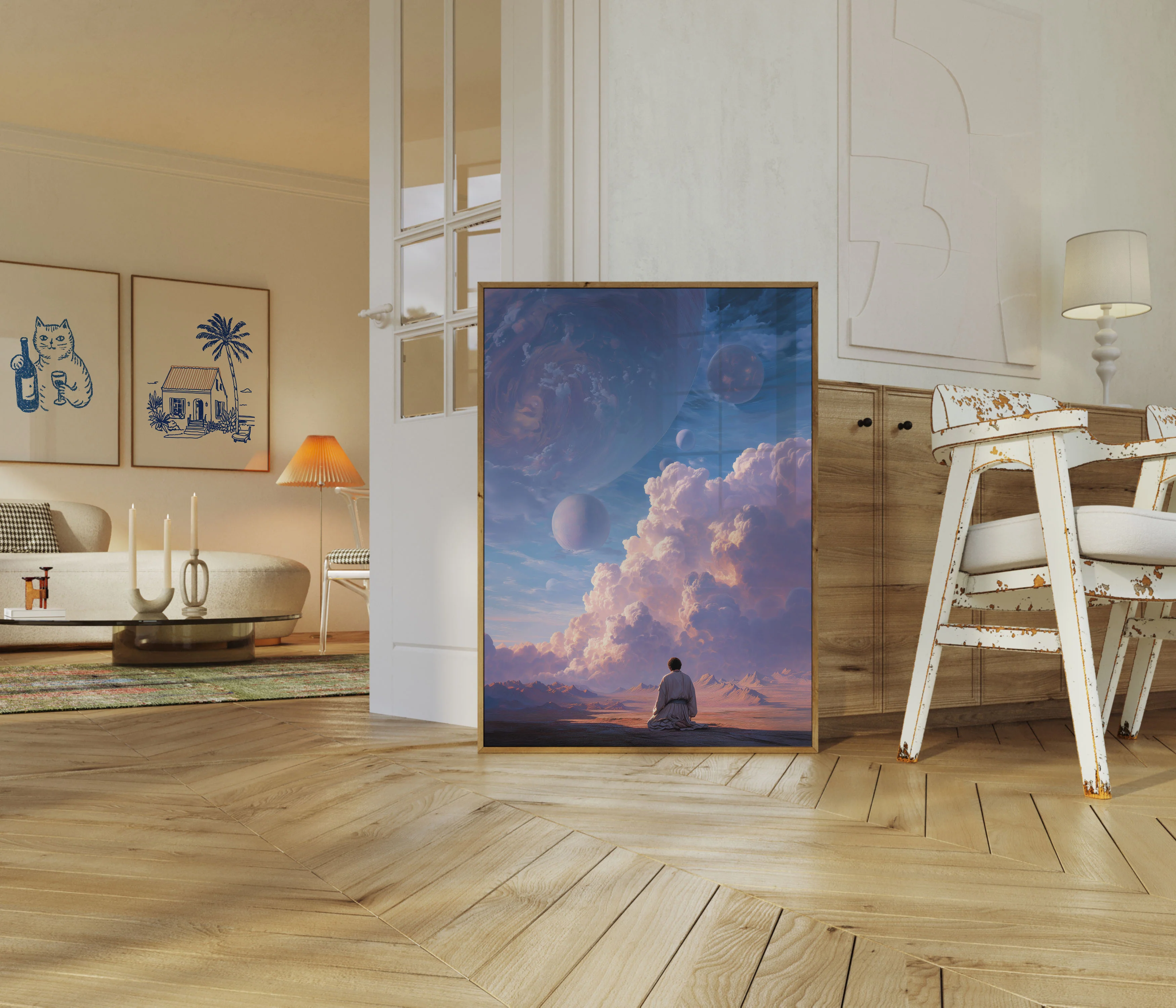Celestial Meditation Landscape Poster - Image 5