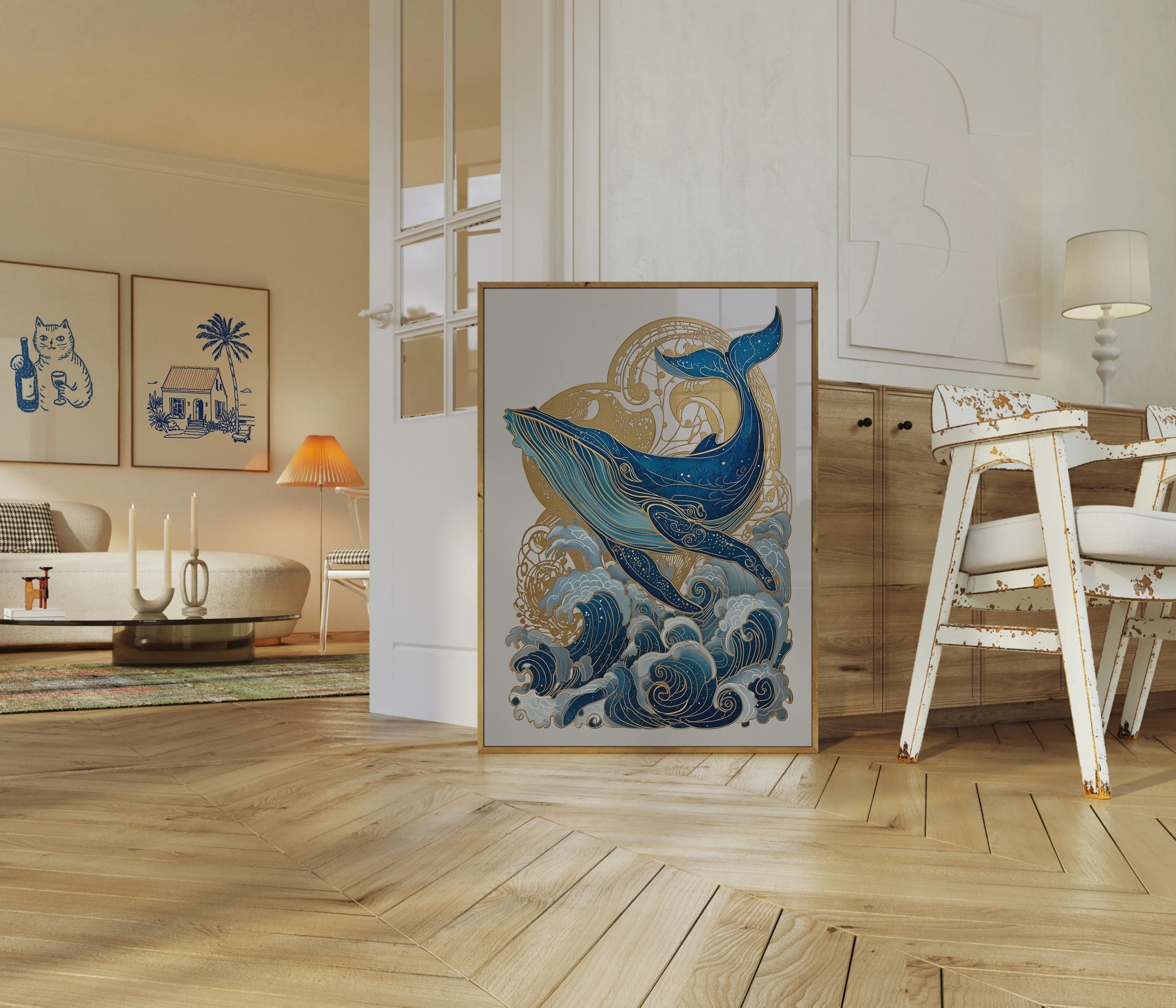 Celestial Ocean Giants Poster - Image 5
