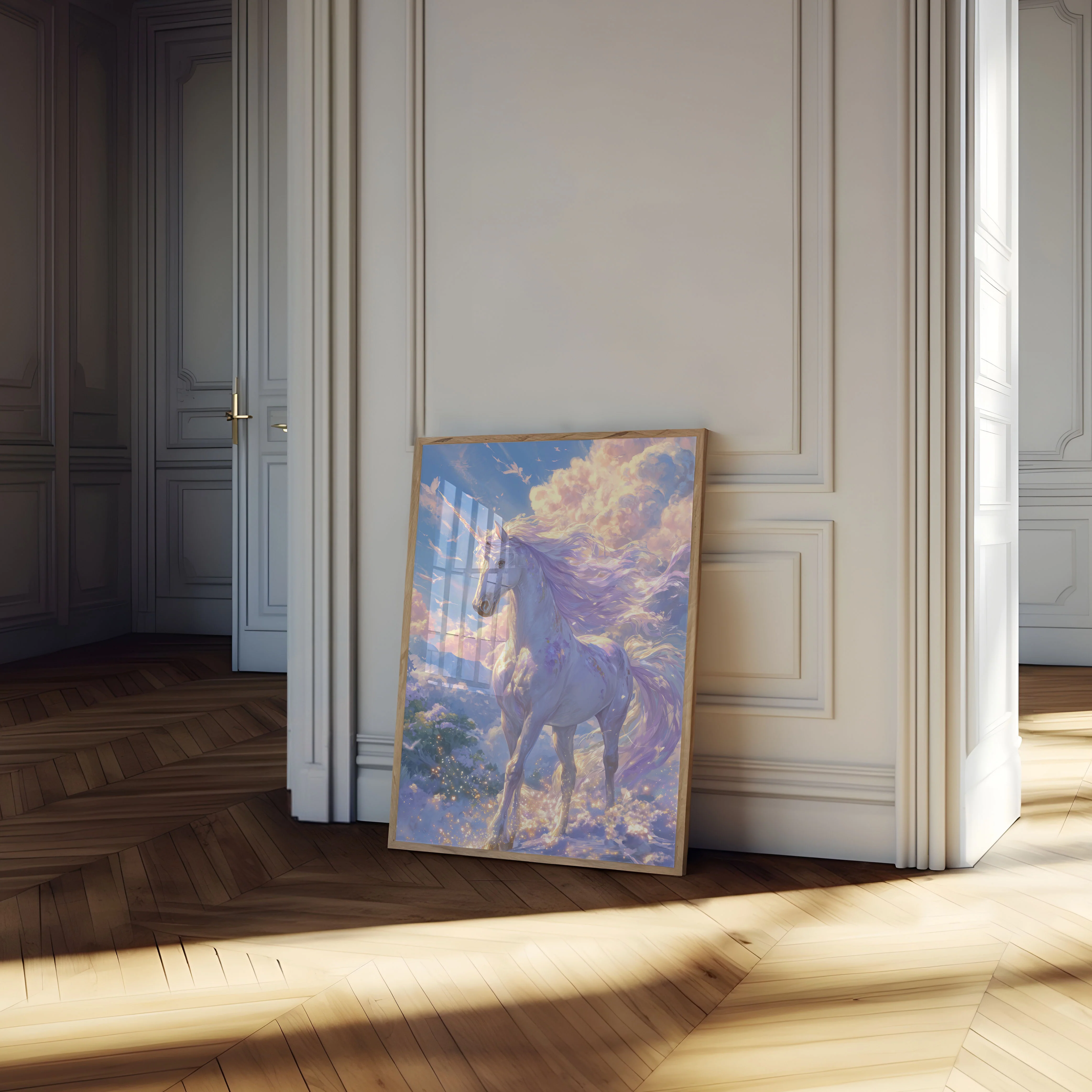 Celestial Unicorn Fantasy Poster - Image 4