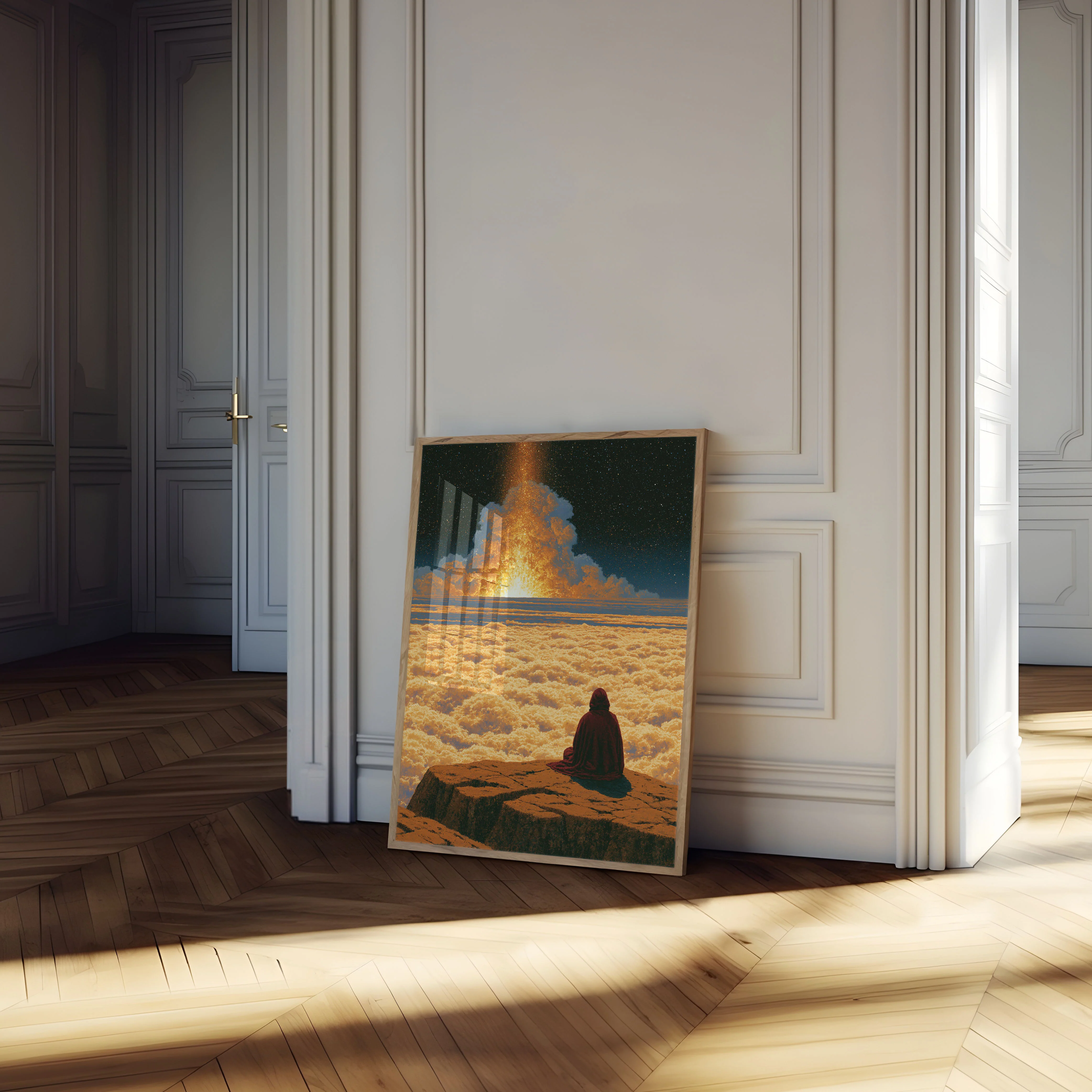 Celestial Vision at Cloud's Edge Poster - Image 4