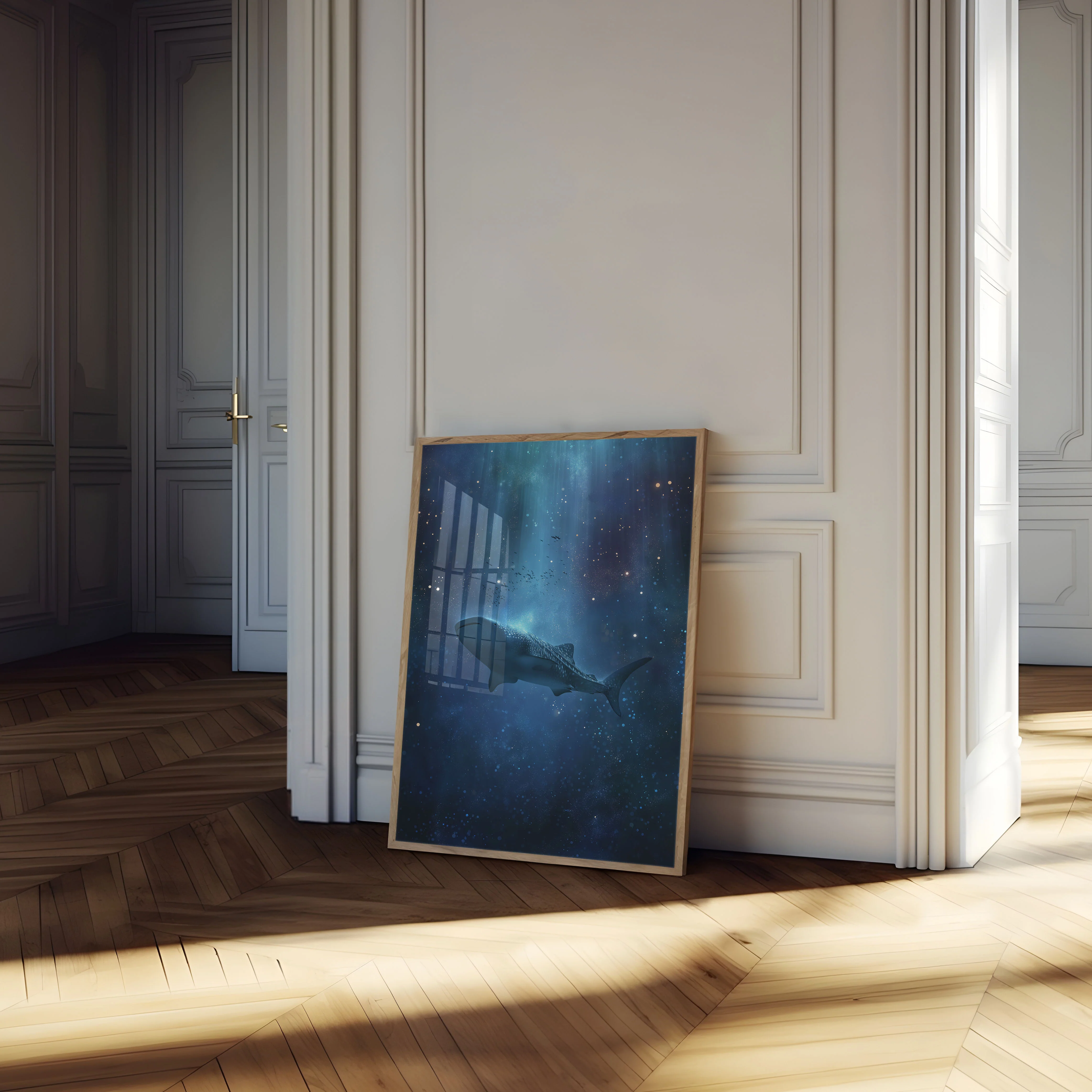 Celestial Whale Shark Poster - Image 4