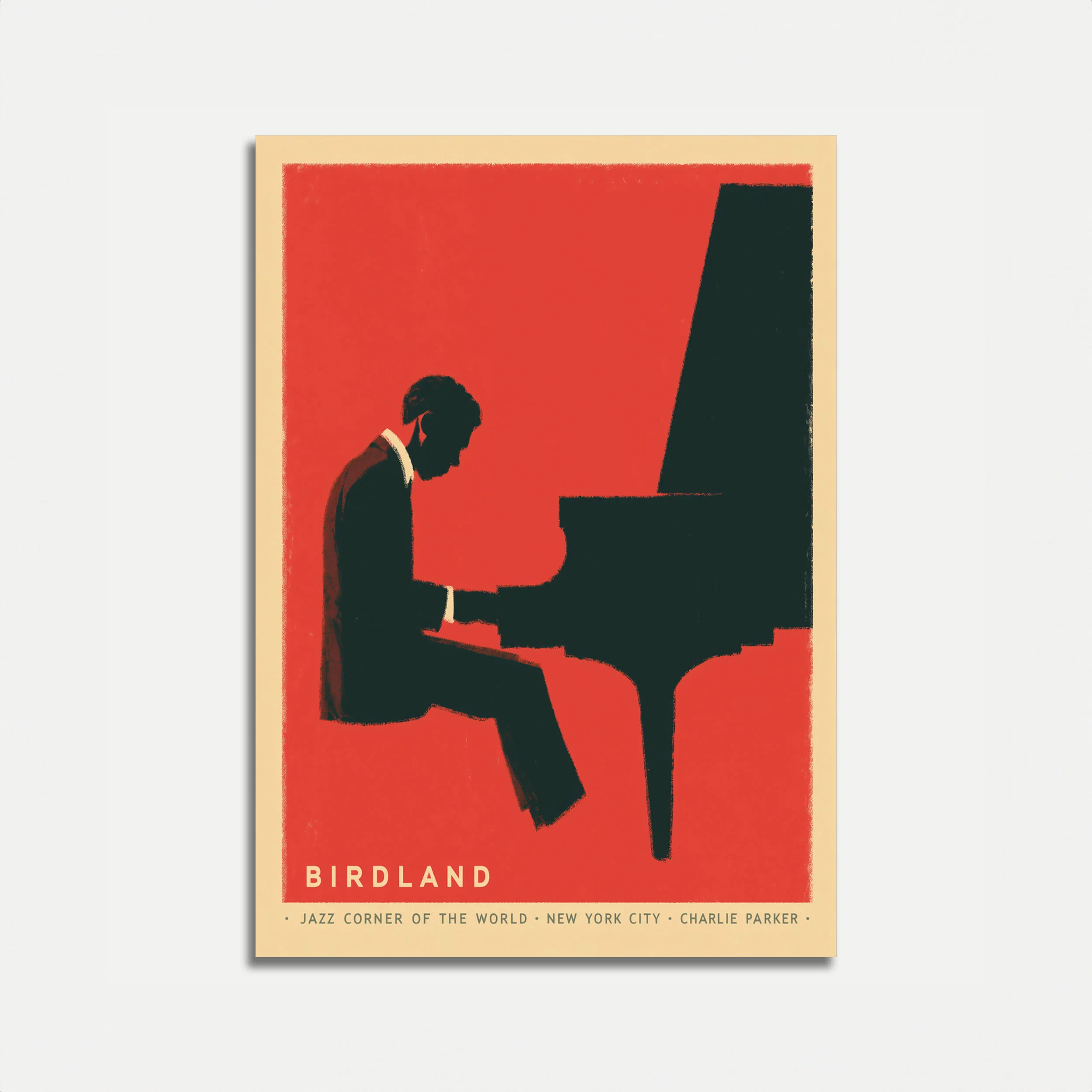 Charlie Parker Jazz Corner Poster